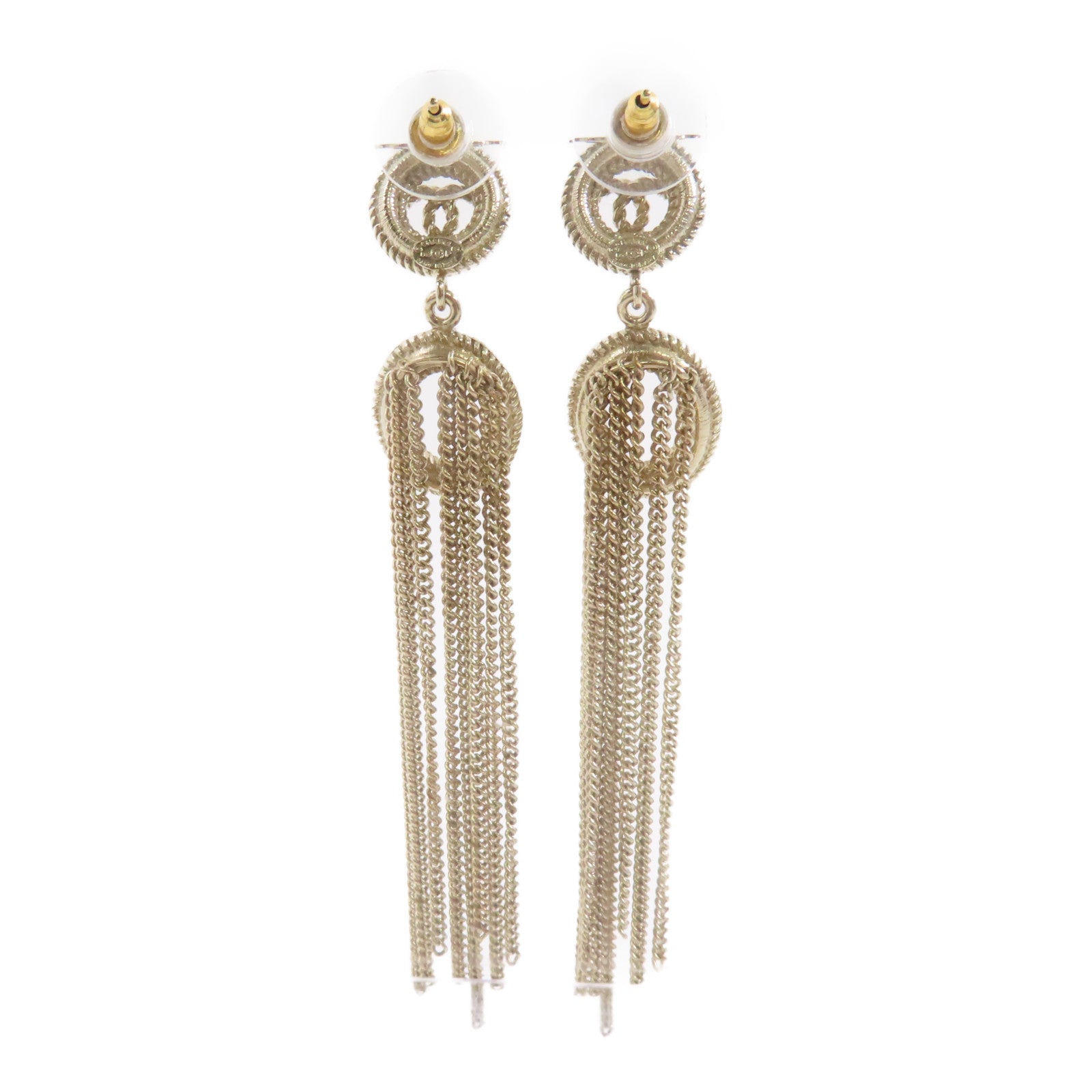 CHANEL 金屬Earrings耳環金色