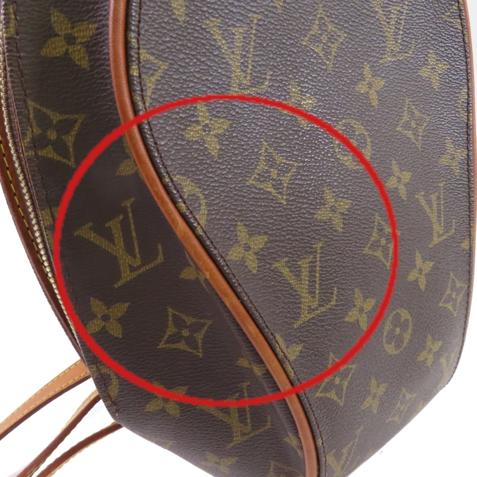 LOUIS VUITTON Monogram Zaino Ellisse Backpack金扣背包啡色