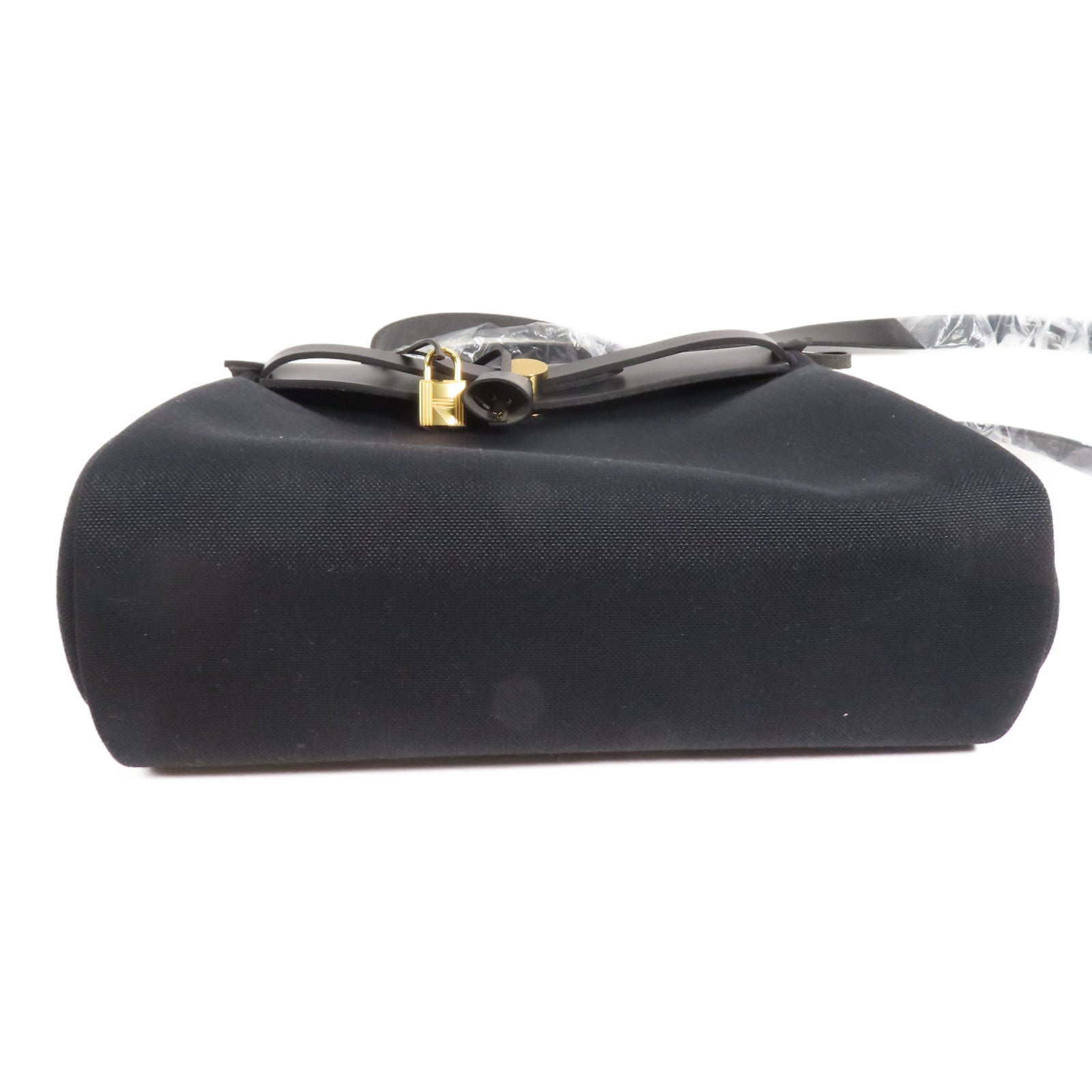 HERMES 帆布Herbag Zip 31手挽肩背兩用袋Noir
