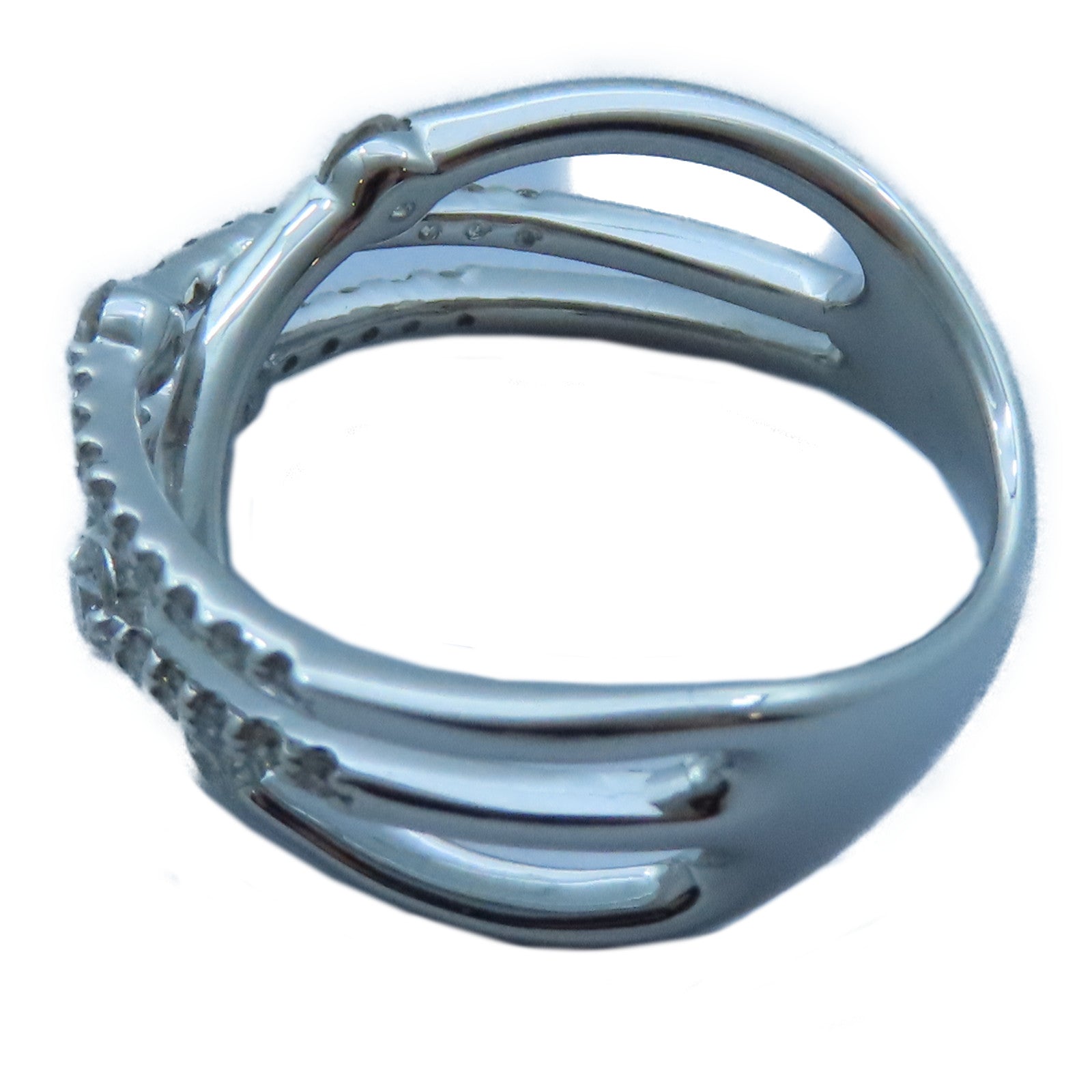 JEWELRY 【激減優惠】18K白金Diamond Ring 0.67ct鑽石戒指US#6.75