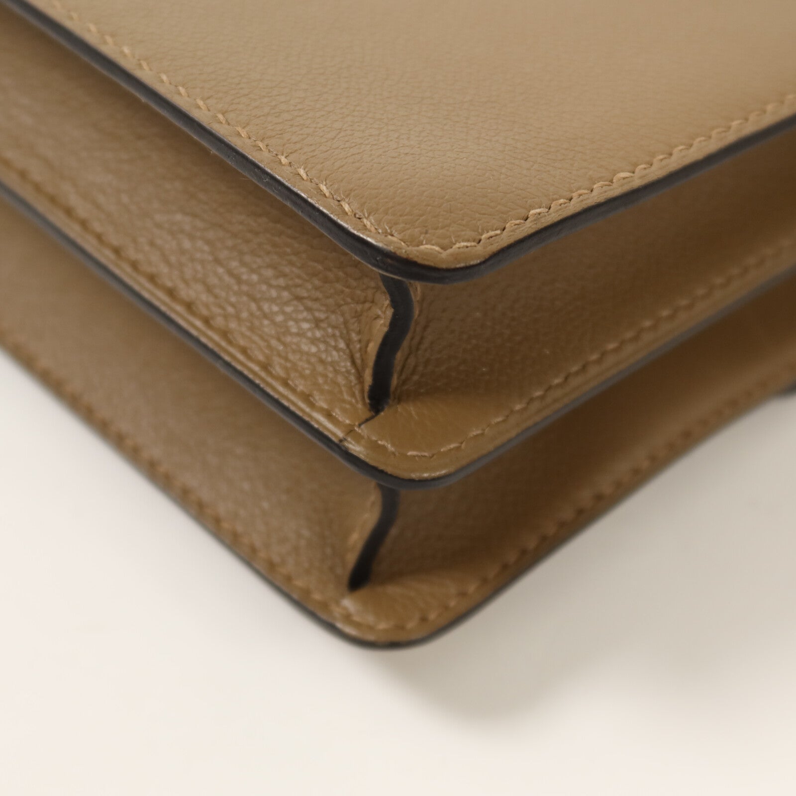 HERMES Evercolor皮革Roulis 23金扣肩背袋Alezan