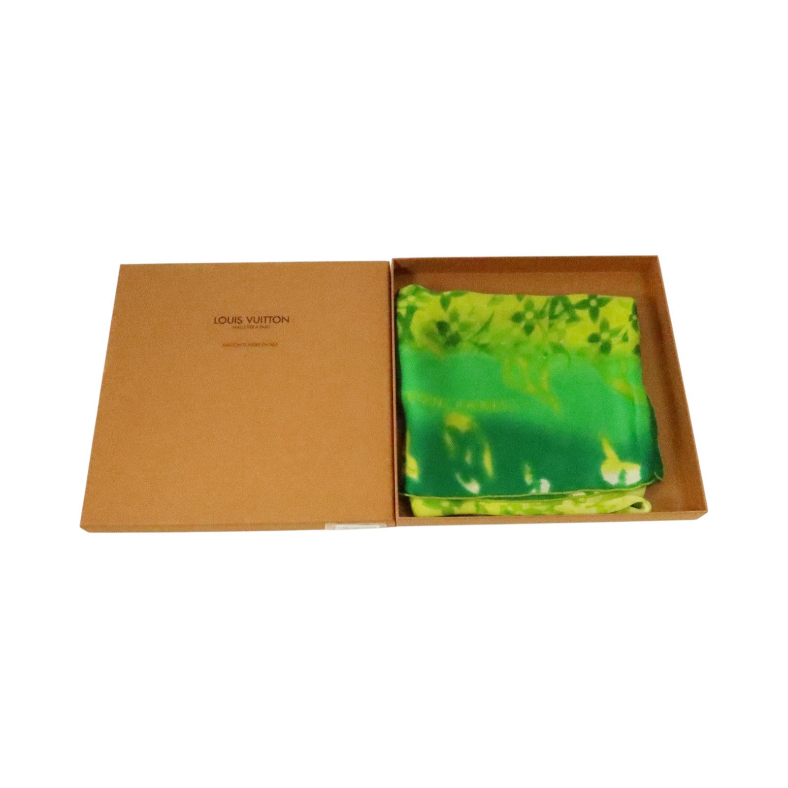 LOUIS VUITTON 絲質Scarf 85x85cm絲巾