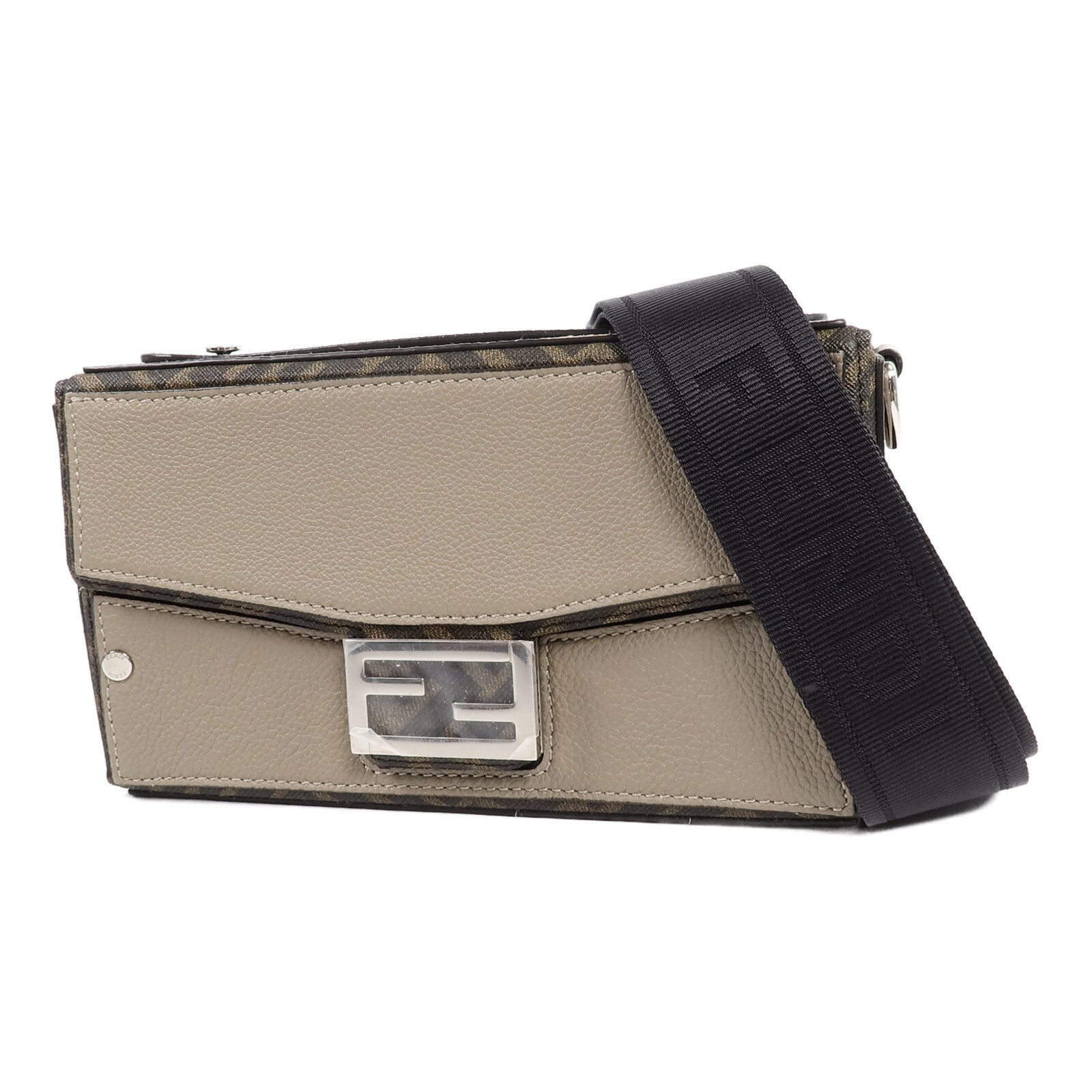 FENDI 牛皮皮革Baguette Soft Trunk手挽肩背兩用袋