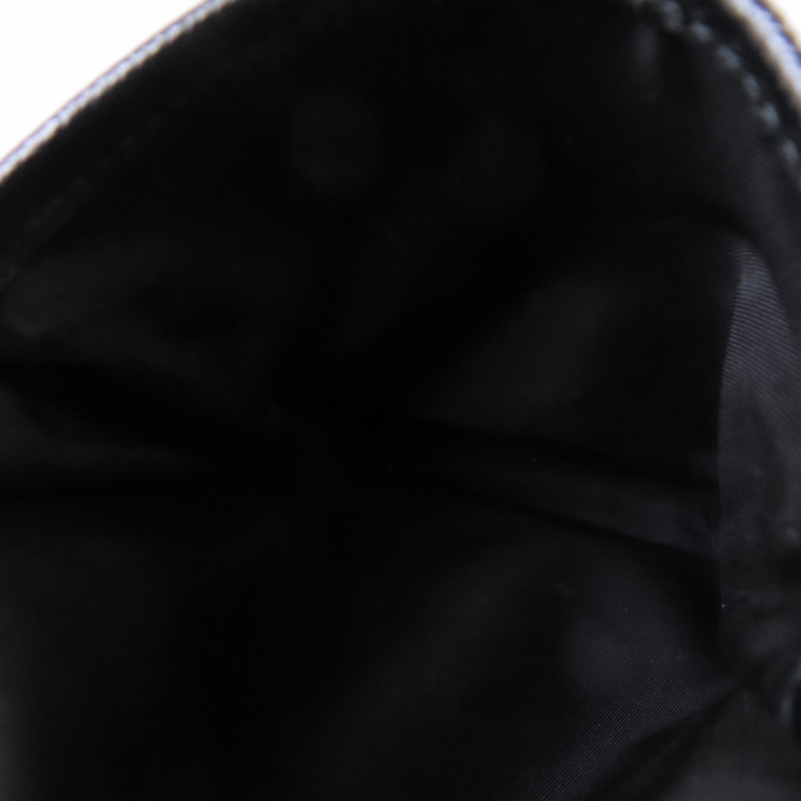 PRADA 尼龍/Saffiano皮革Smartphone Shoulder Case銀扣肩背袋黑色