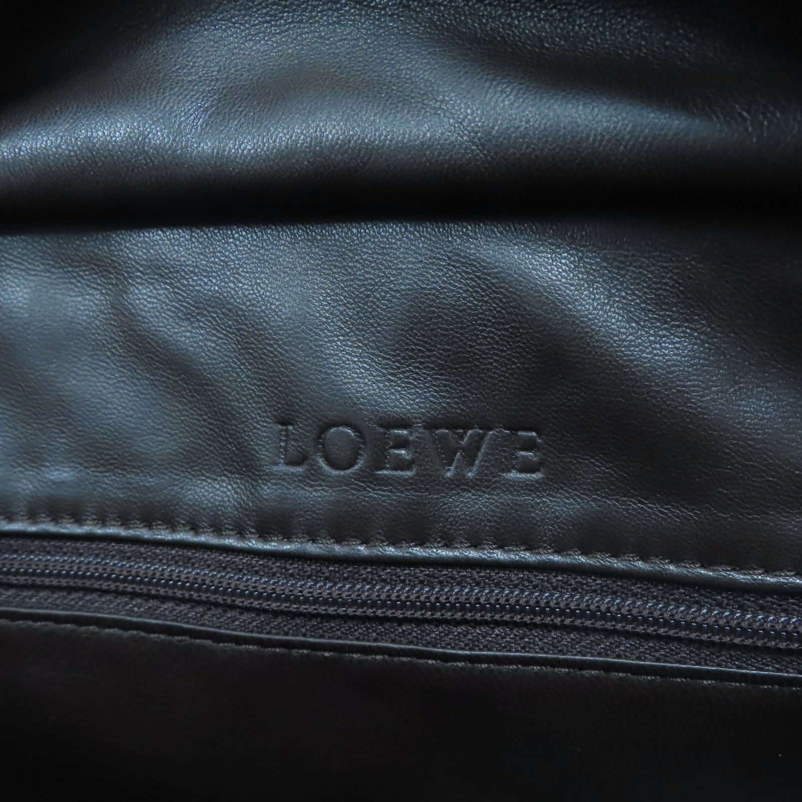 LOEWE 【激減優惠】麂皮/牛皮皮革Hand Bag銀扣手挽袋粉紅色