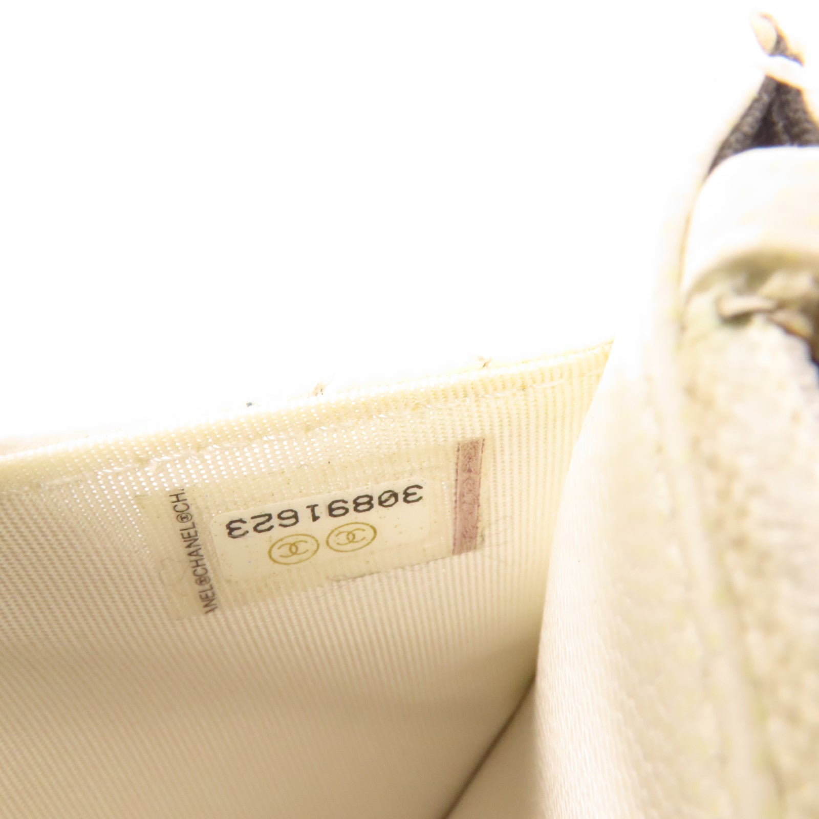CHANEL 牛皮皮革WOC Wallet On Chain鏈帶肩背袋