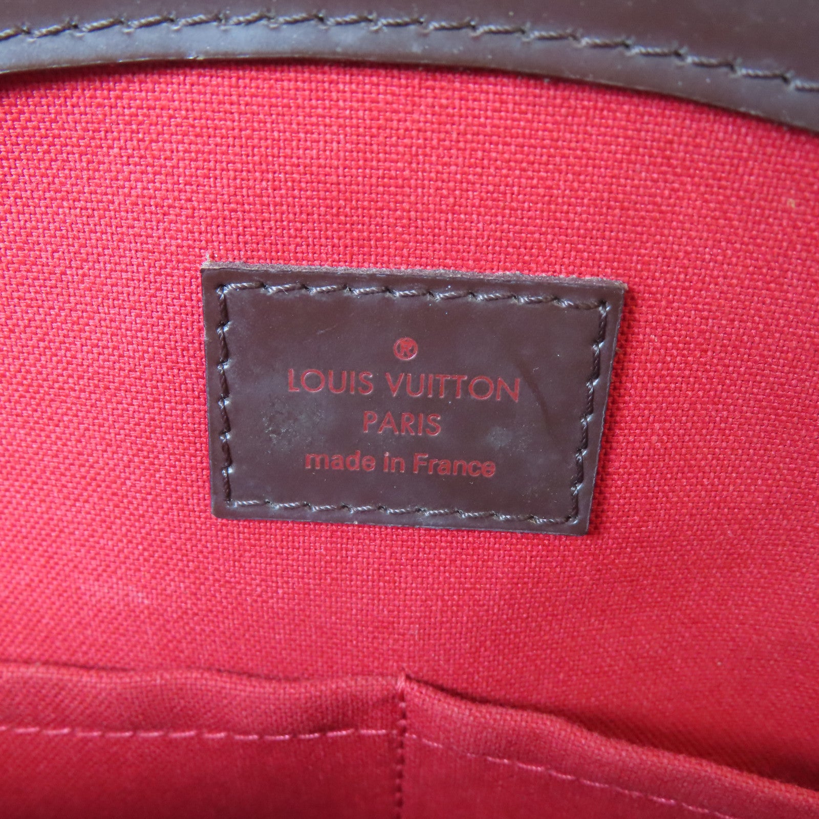 LOUIS VUITTON **【激減優惠】Damier Verona MM金扣肩背袋啡色