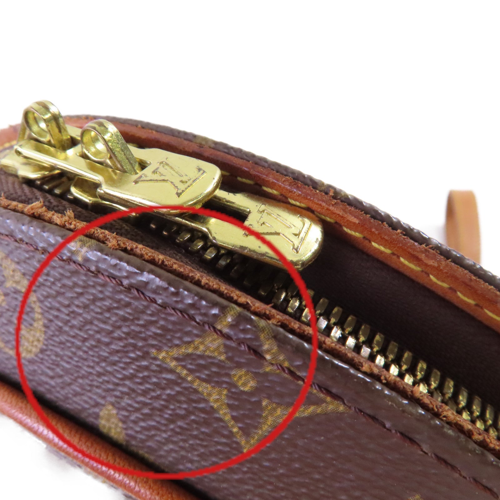 LOUIS VUITTON Monogram Zaino Ellisse Backpack金扣背包啡色