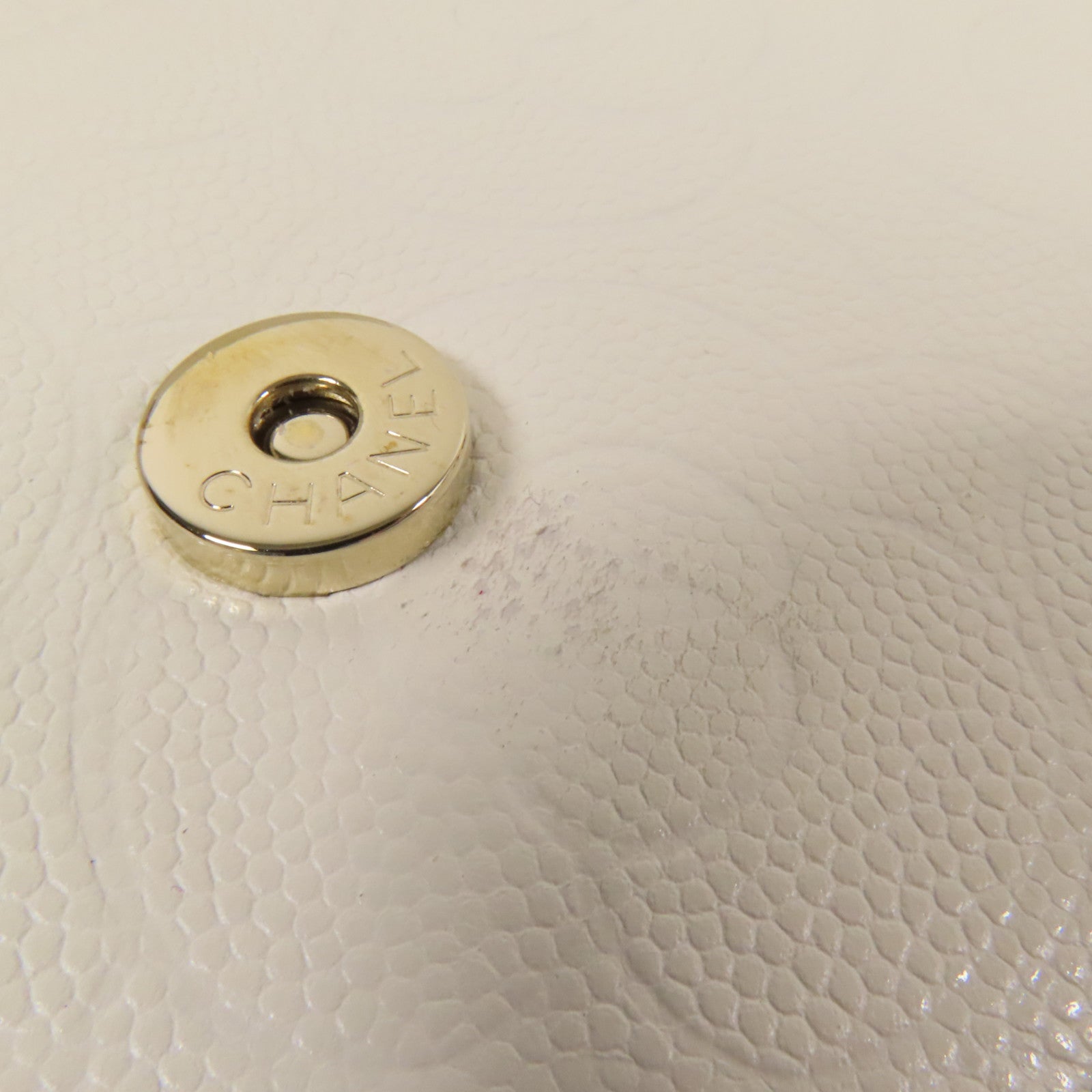 CHANEL 【激減優惠】牛皮皮革WOC Wallet On Chain金扣鏈帶肩背袋