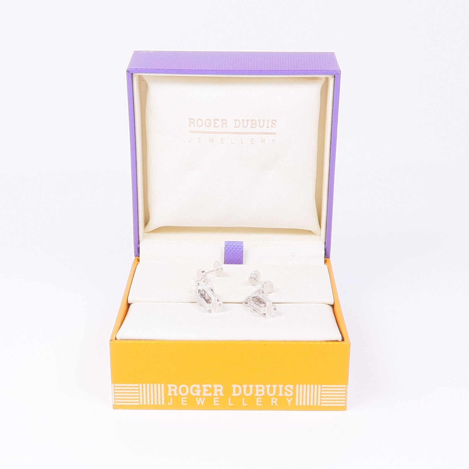 JEWELRY 【激減優惠】18K白金Follow Me Earrings鑽石耳環