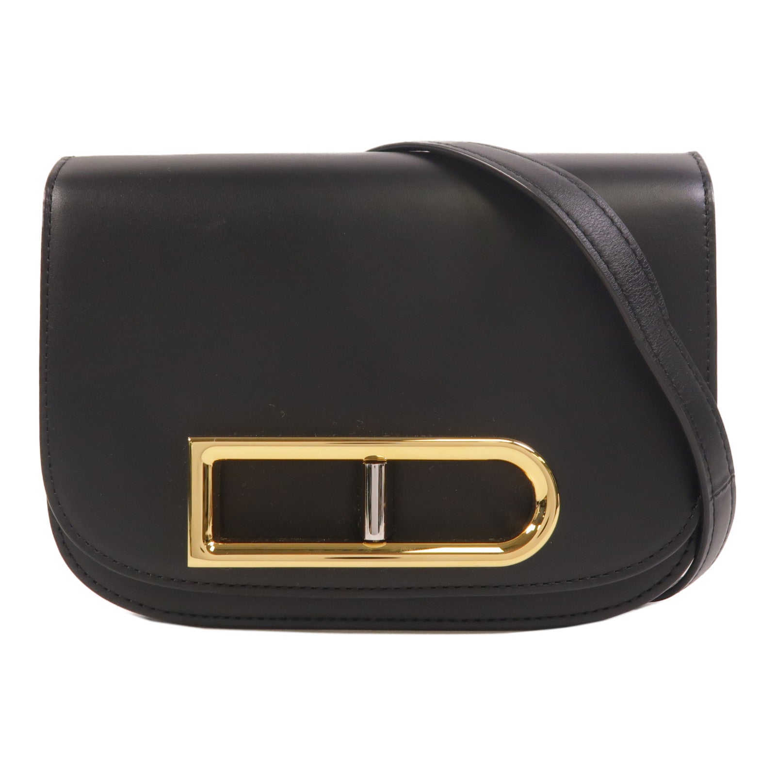 Delvaux 牛皮皮革Lingot Small肩背袋