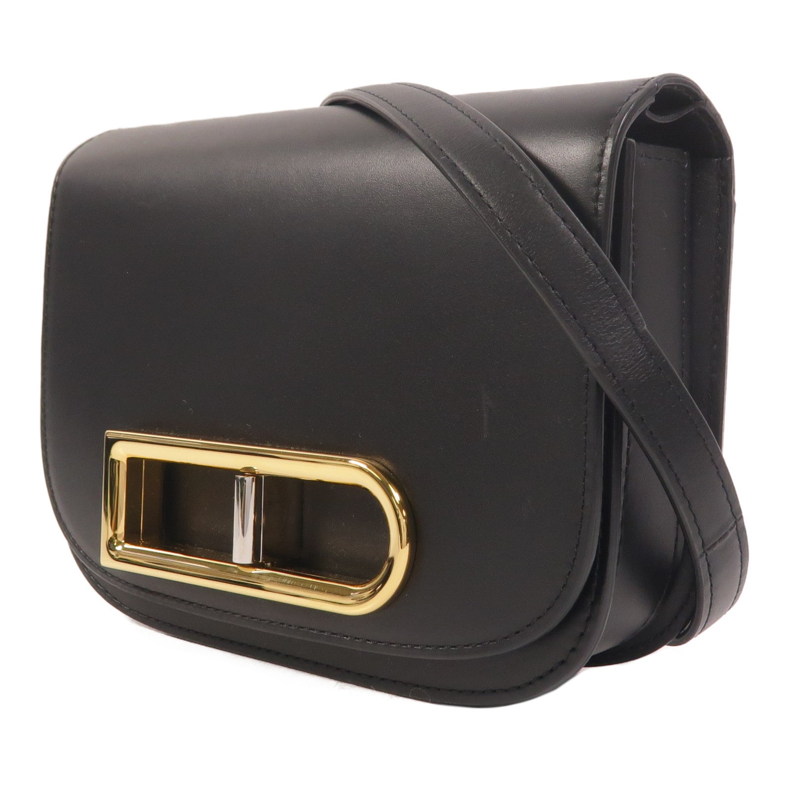 Delvaux 牛皮皮革Lingot Small肩背袋