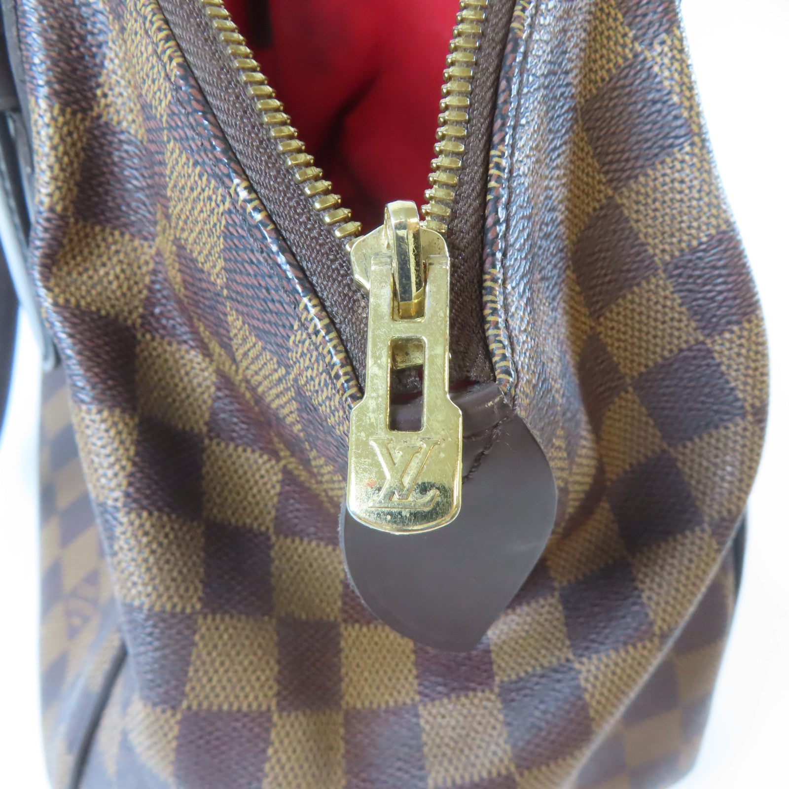 LOUIS VUITTON **【激減優惠】Damier Verona MM金扣肩背袋啡色