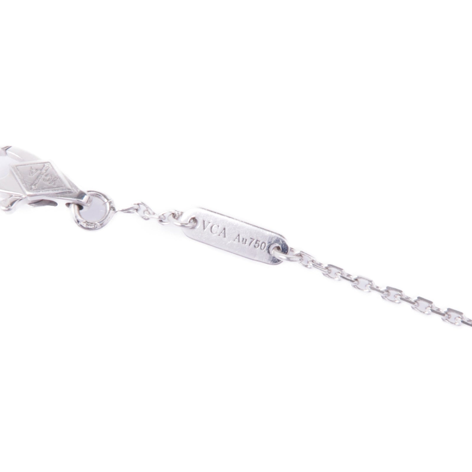 Van Cleef & Arpels 18K白金Sweet Alhambra Bracelet鑽石手鏈