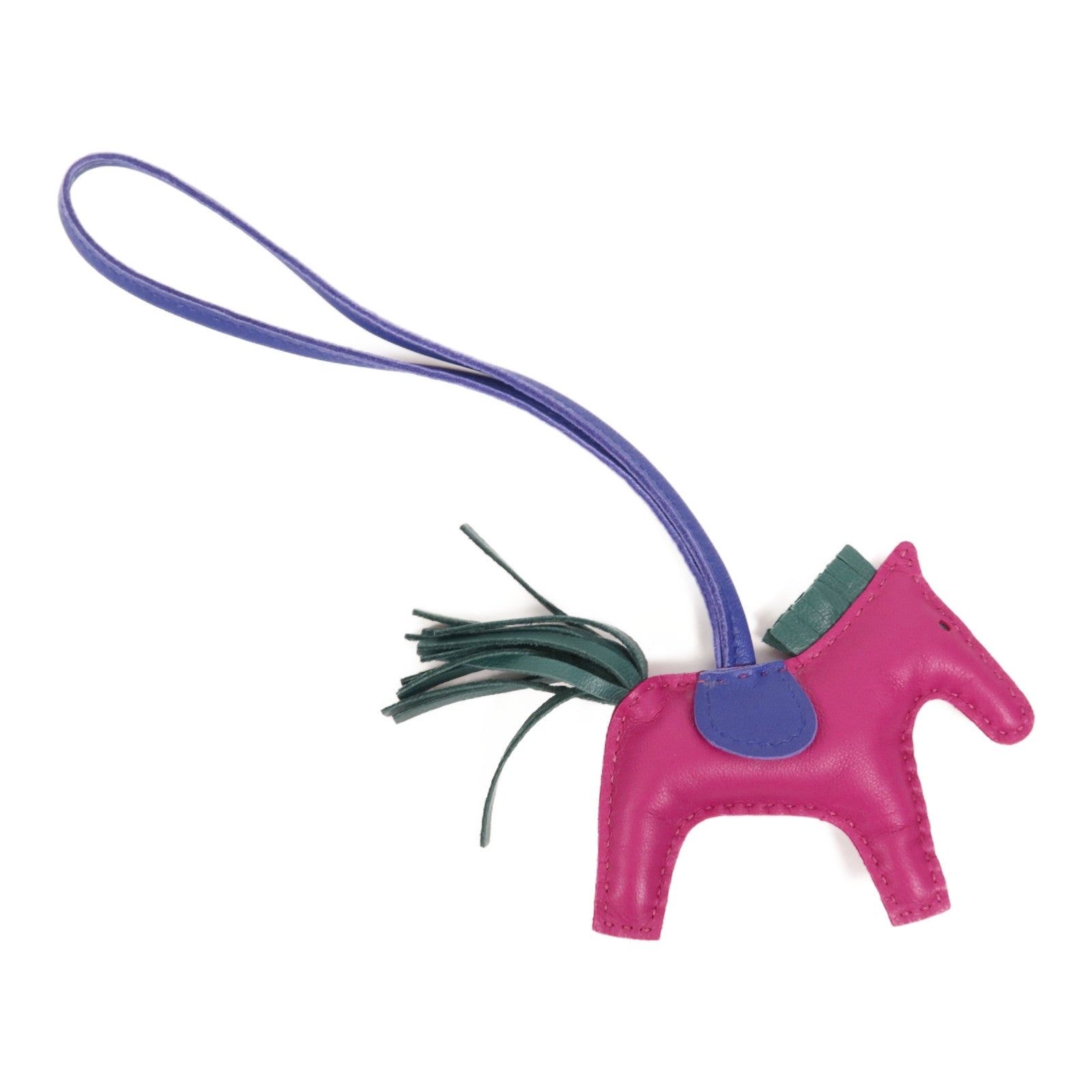 HERMES Milo皮革Rodeo PM掛飾