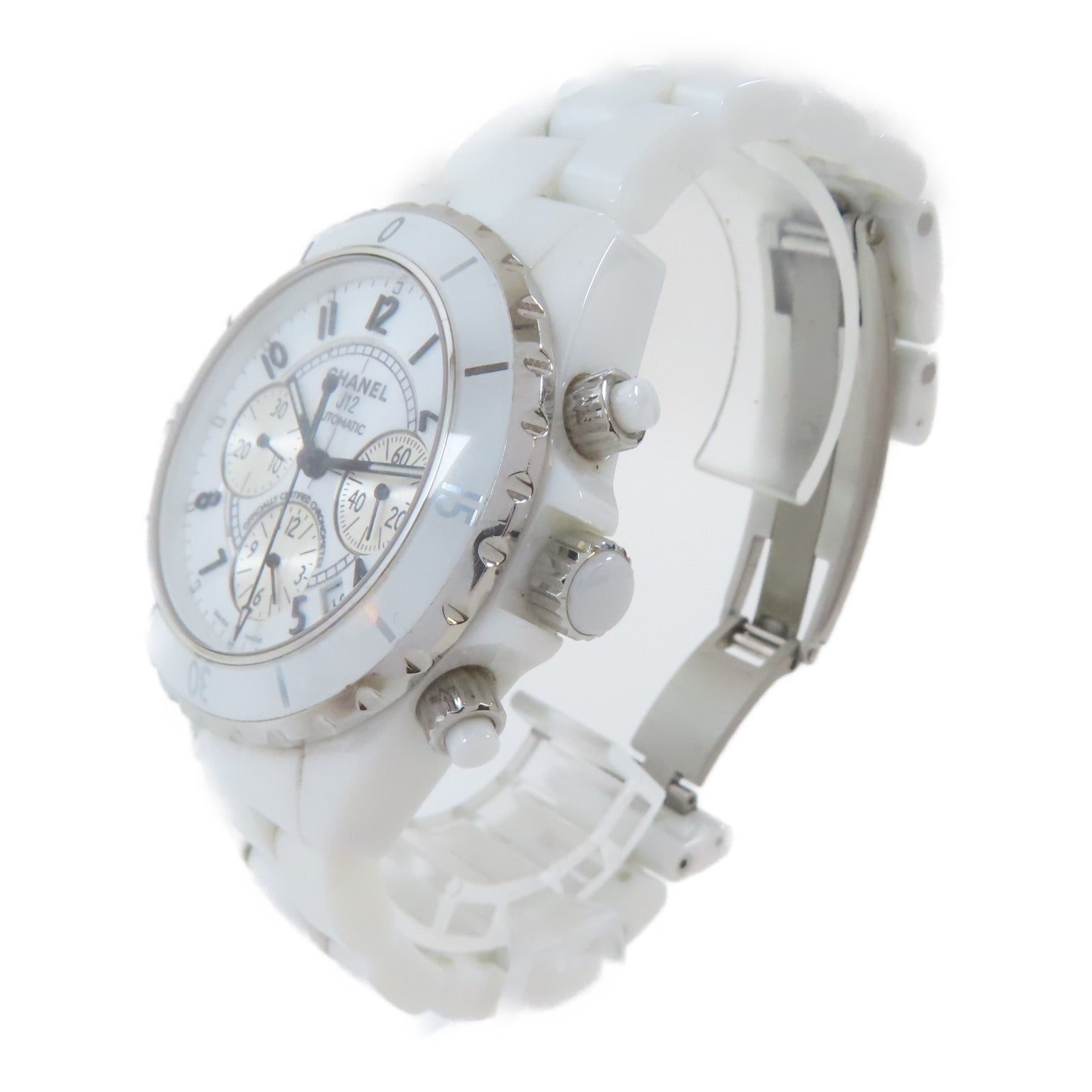 CHANEL J12陶瓷手錶自動機芯白色#15cm