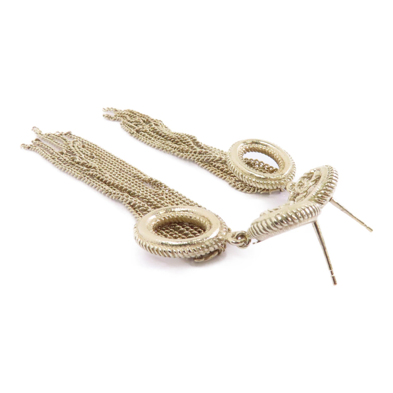 CHANEL 金屬Earrings耳環金色
