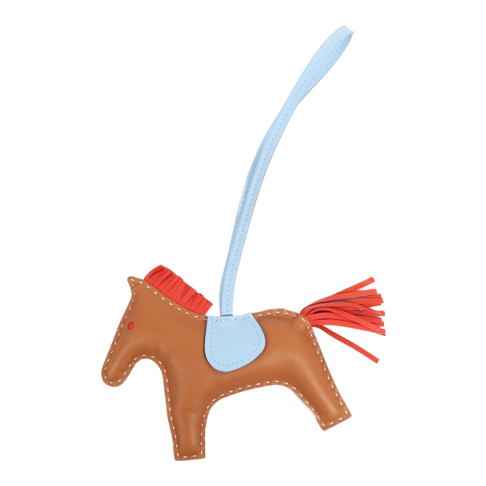 HERMES Milo皮革Rodeo MM掛飾