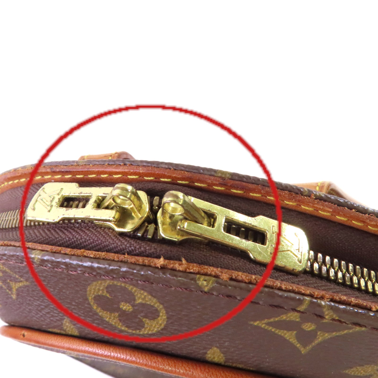 LOUIS VUITTON Monogram Zaino Ellisse Backpack金扣背包啡色