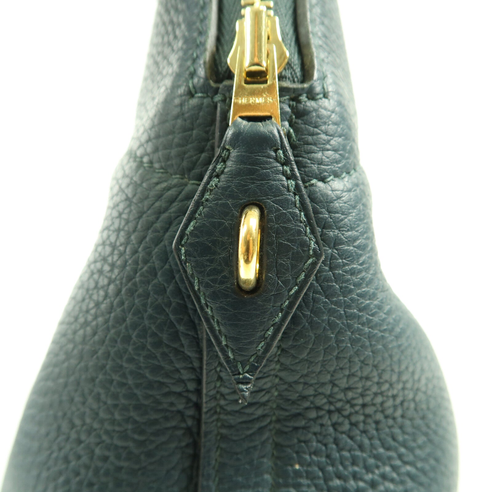 HERMES Clemence皮革金扣Bolide 31手挽肩背兩用袋Colvert