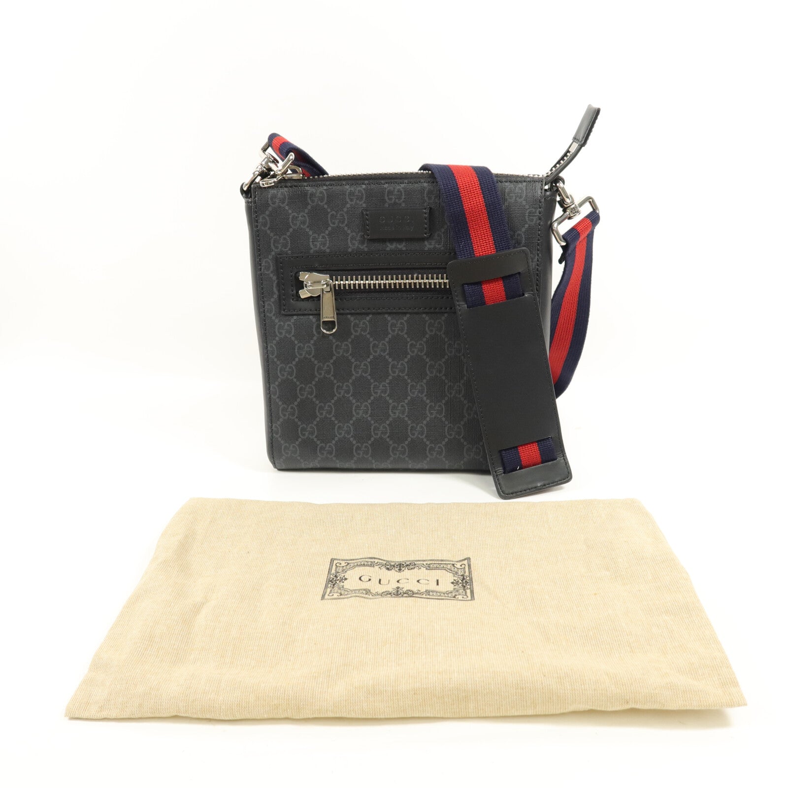 GUCCI 塗層帆布Small Messenger Bag肩背袋