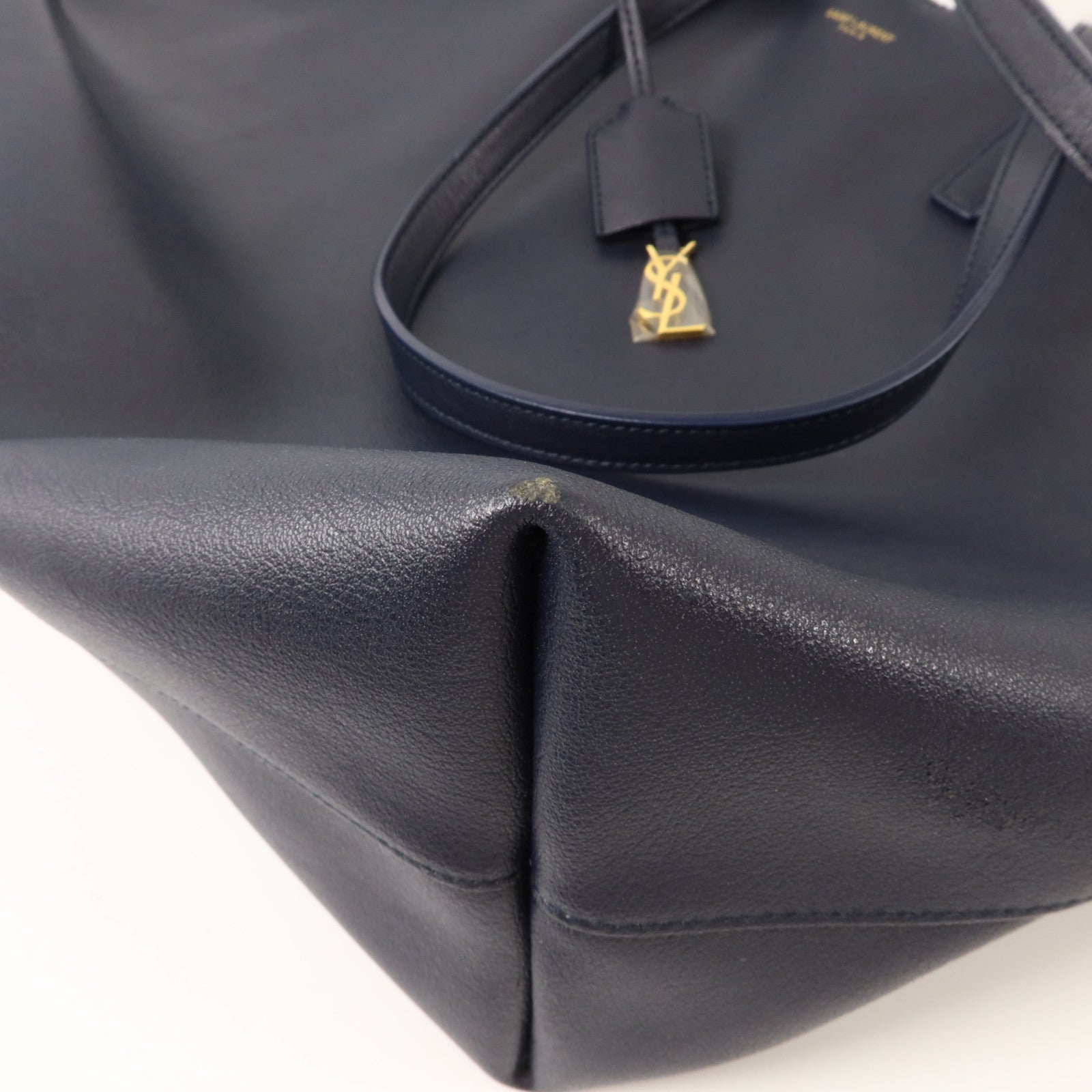 SAINT LAURENT 牛皮皮革Tote Bag手挽袋