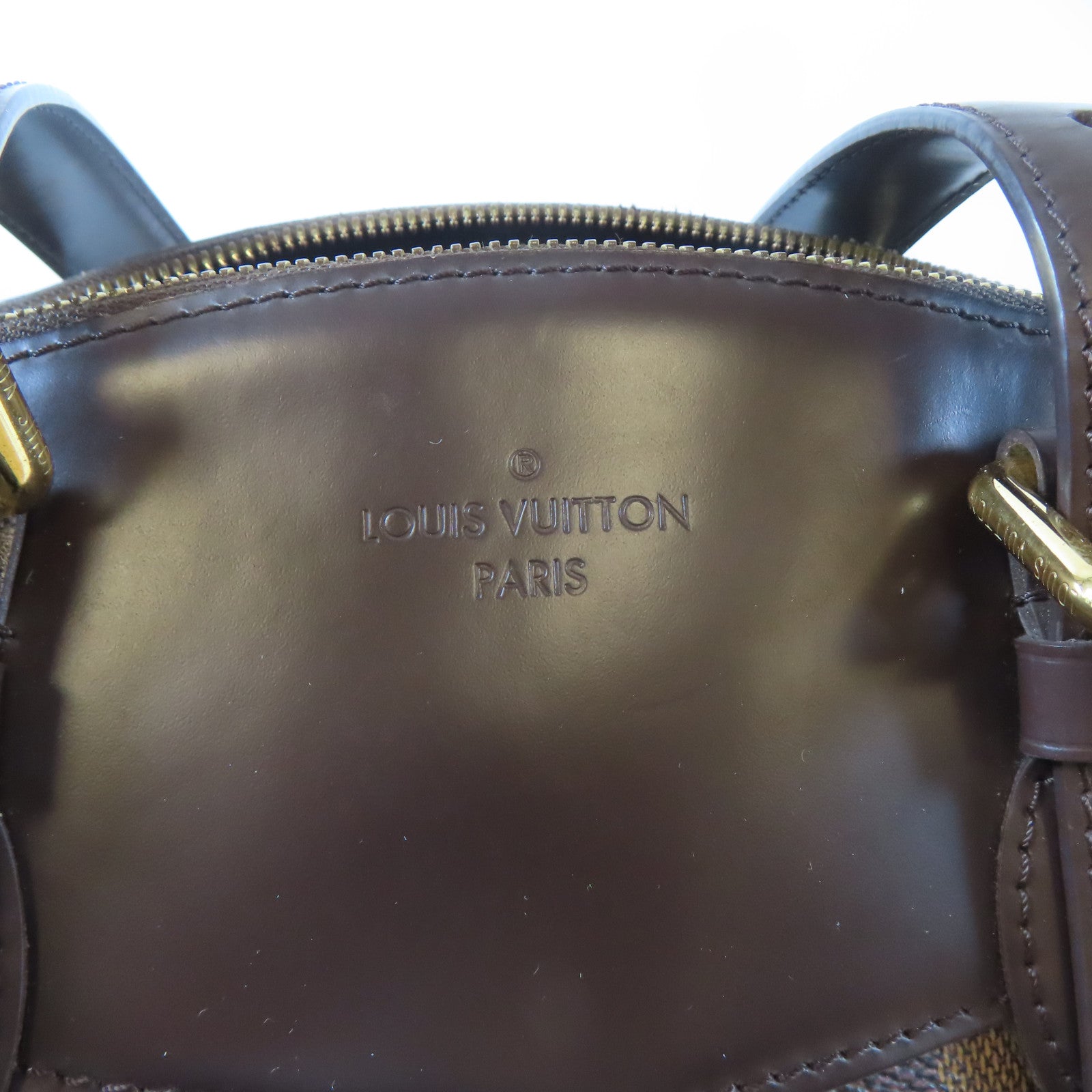 LOUIS VUITTON **【激減優惠】Damier Verona MM金扣肩背袋啡色