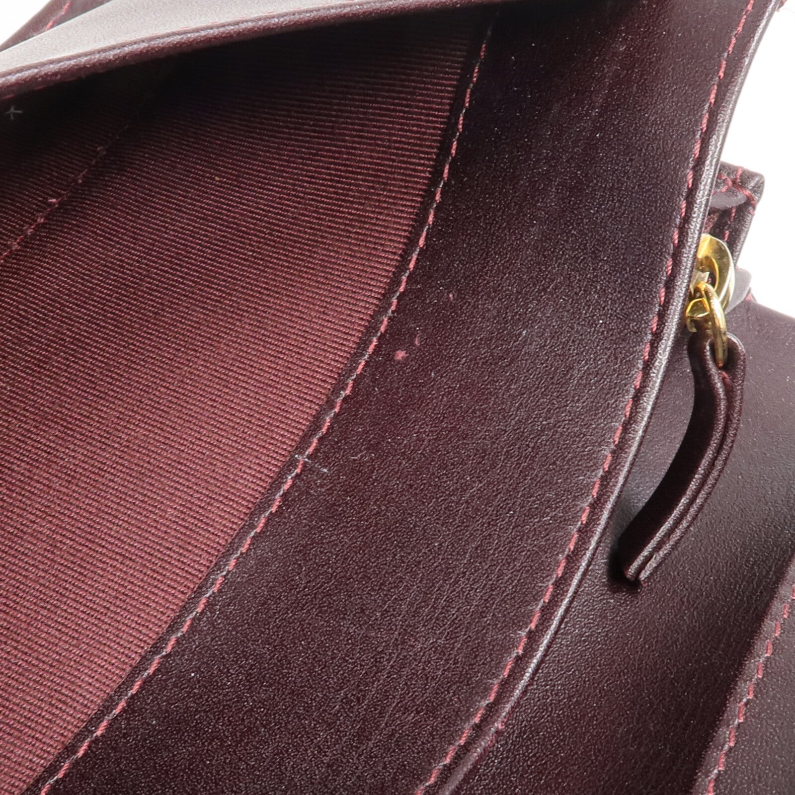 CHANEL 牛皮皮革Classic Flap Long Wallet金扣長錢包