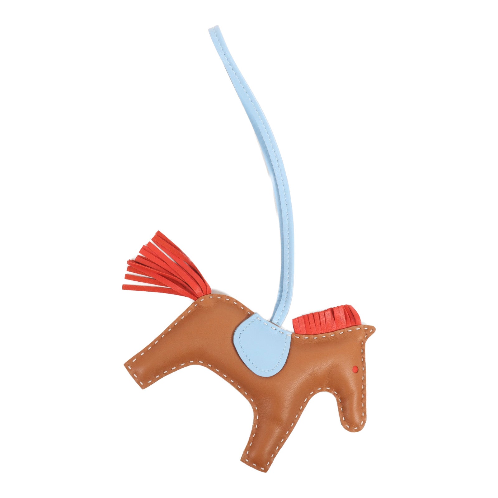 HERMES Milo皮革Rodeo MM掛飾