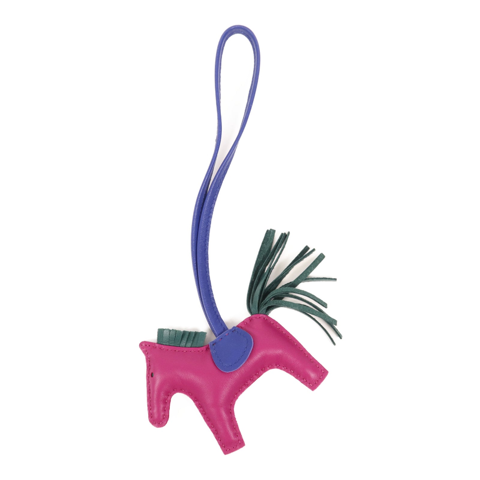 HERMES Milo皮革Rodeo PM掛飾