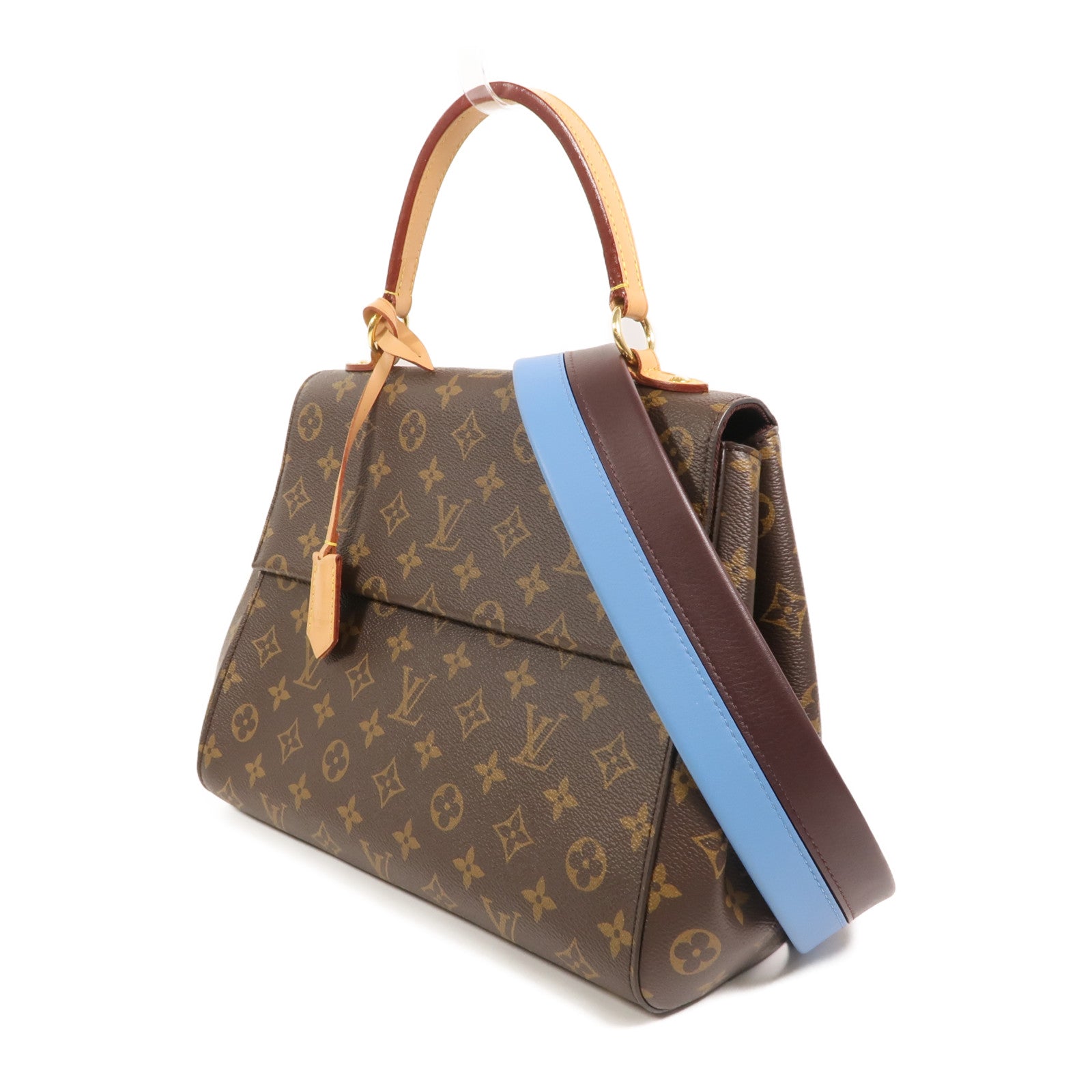 LOUIS VUITTON Monogram Cluny MM手挽肩背兩用袋