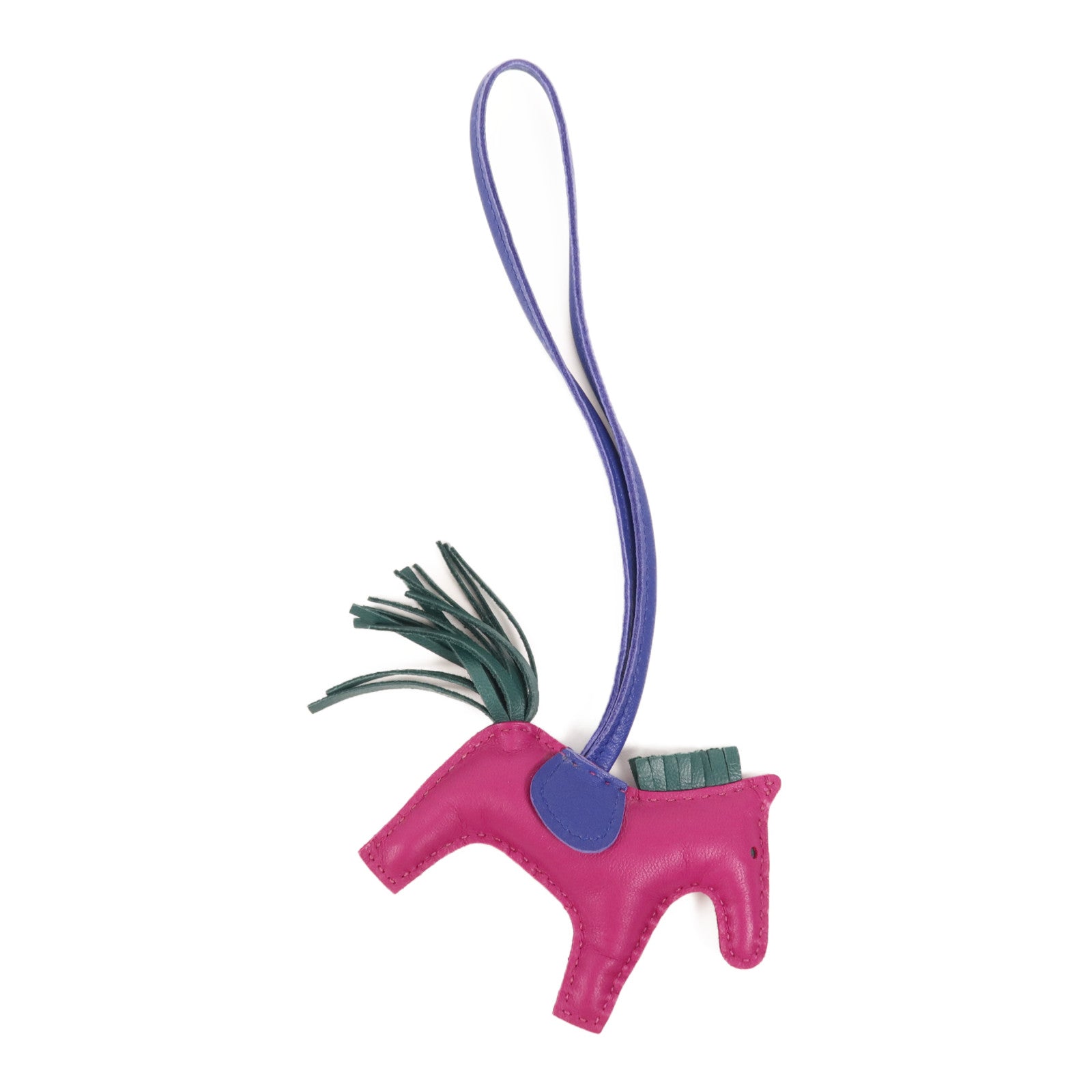 HERMES Milo皮革Rodeo PM掛飾