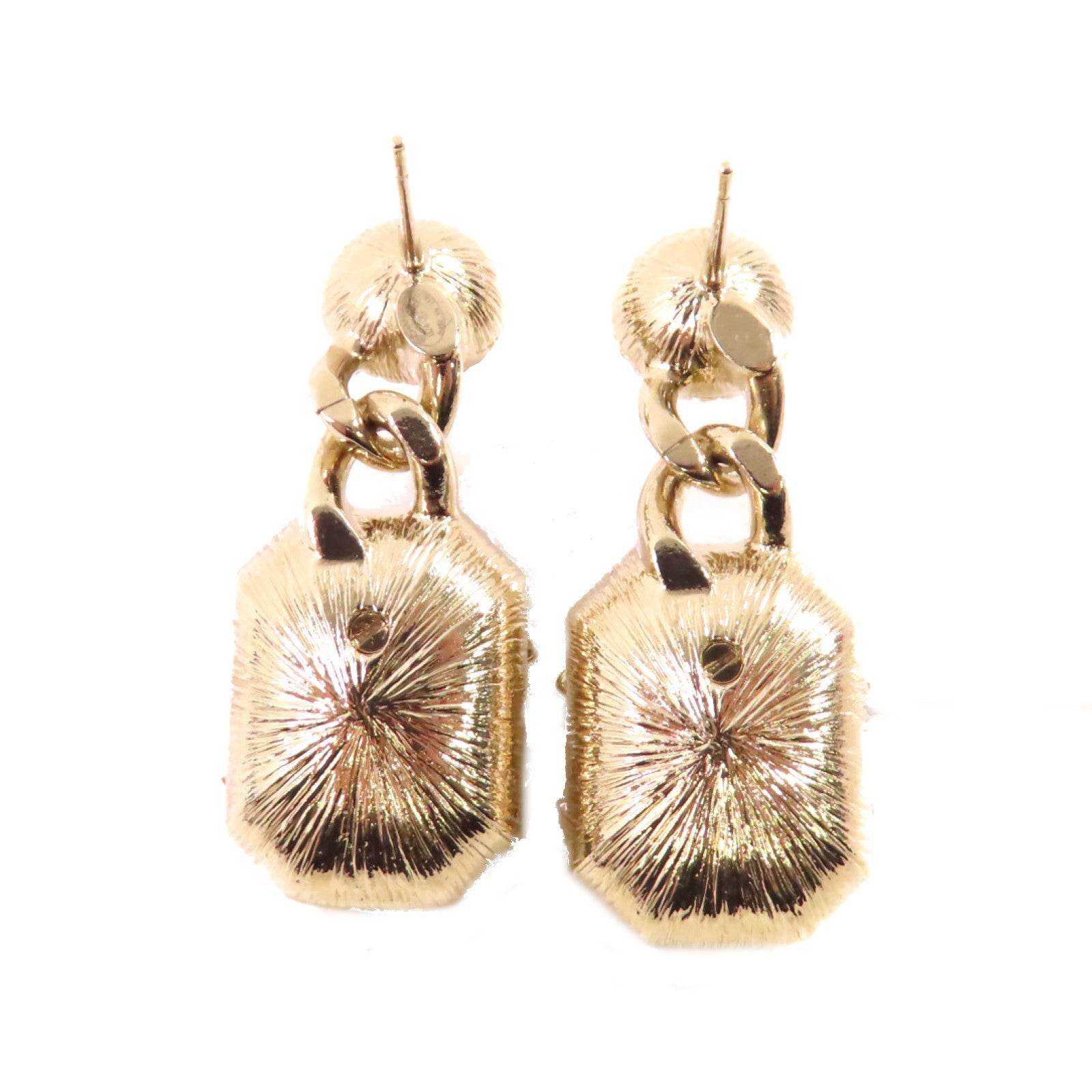 CHANEL 金屬/水鑽CC Earrings耳環