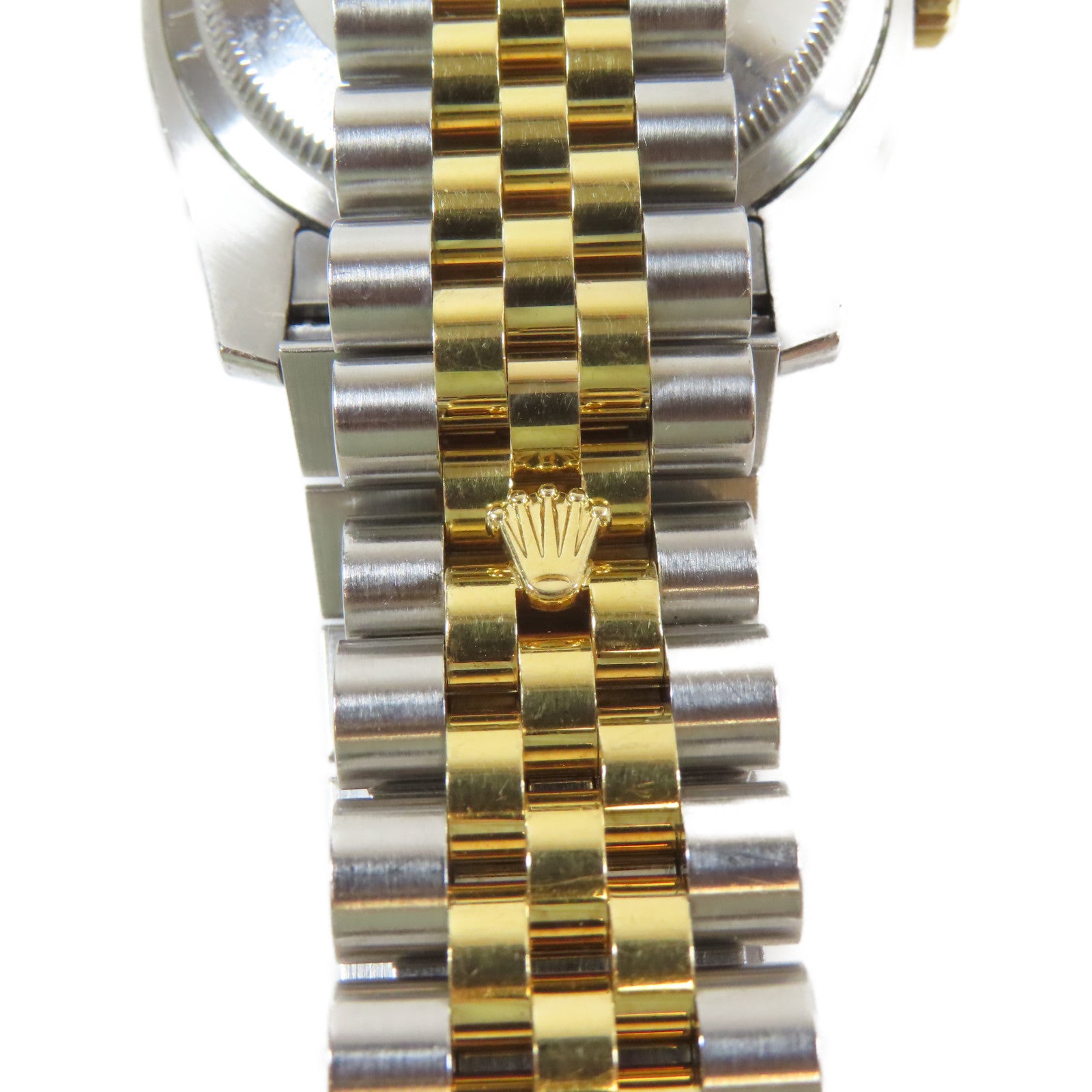 ROLEX Datejust 36mm18K黃金/不鏽鋼手錶自動機芯金色