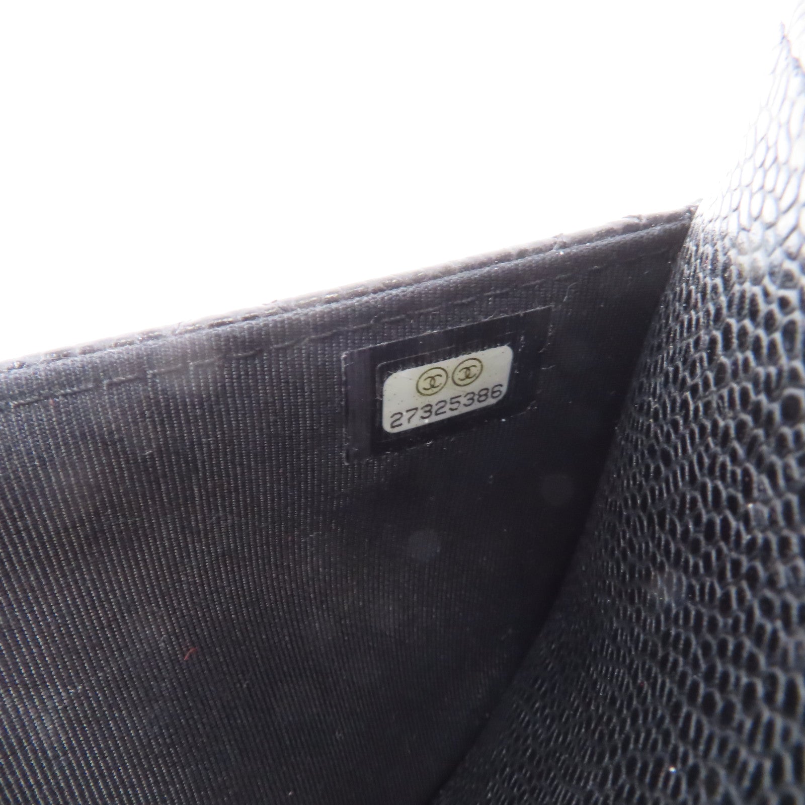 CHANEL 菱格牛皮皮革Wallet On Chain金扣鏈帶肩背袋黑色