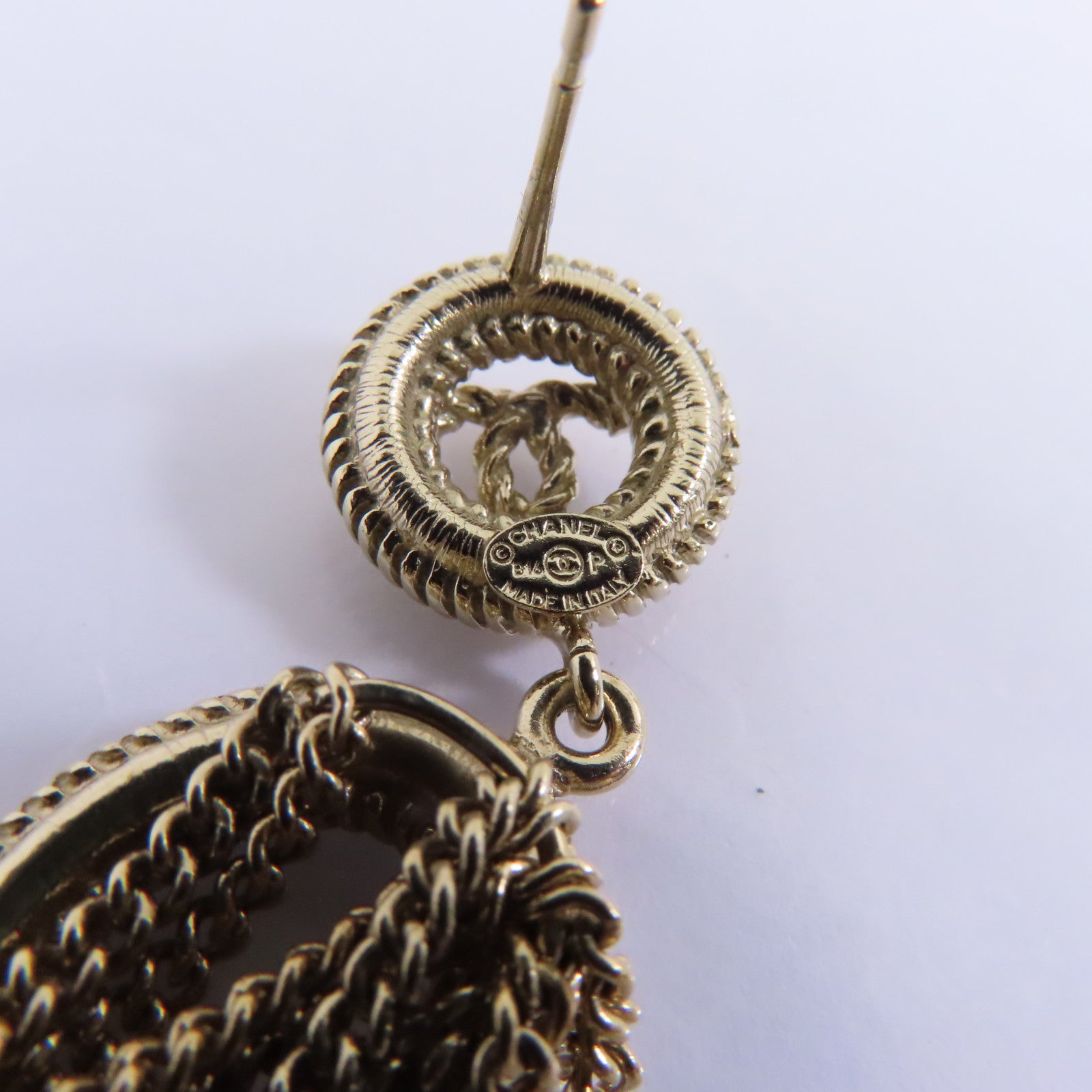 CHANEL 金屬Earrings耳環金色