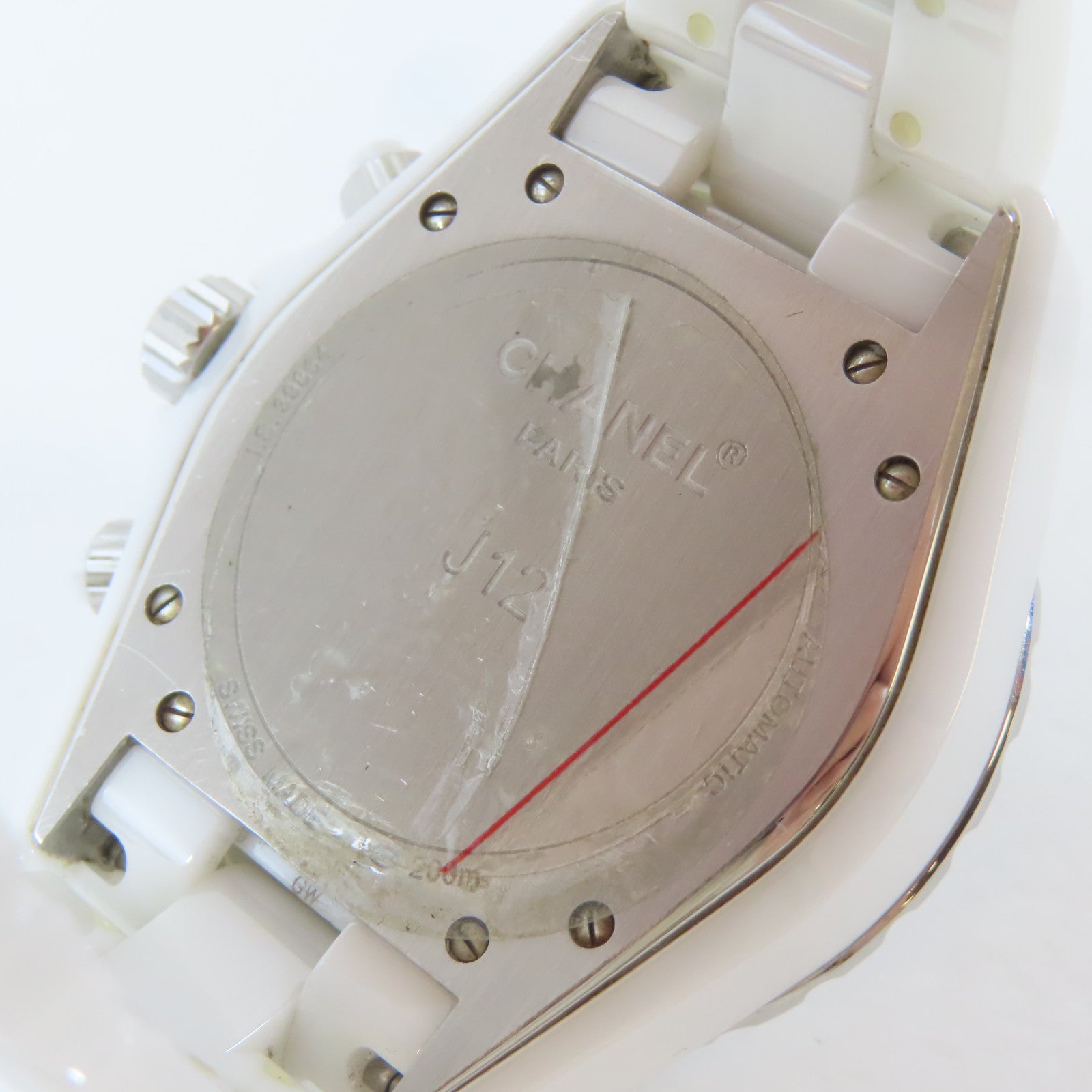 CHANEL J12陶瓷手錶自動機芯白色#15cm