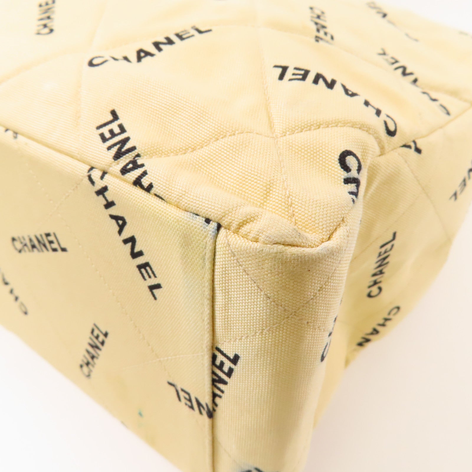 CHANEL 【激減優惠】帆布Vintage Tote Bag金扣鏈帶手挽袋