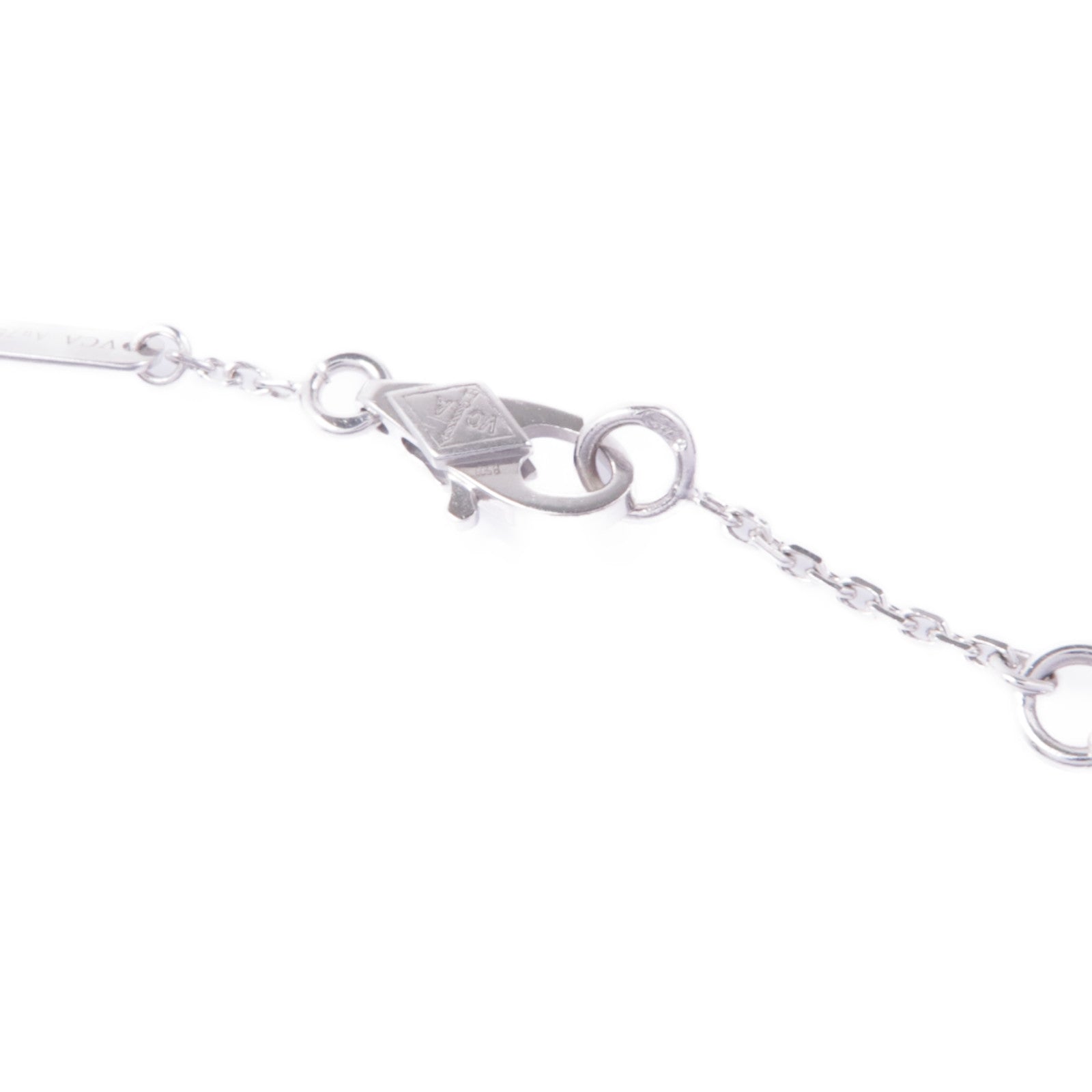 Van Cleef & Arpels 18K白金Sweet Alhambra Bracelet鑽石手鏈