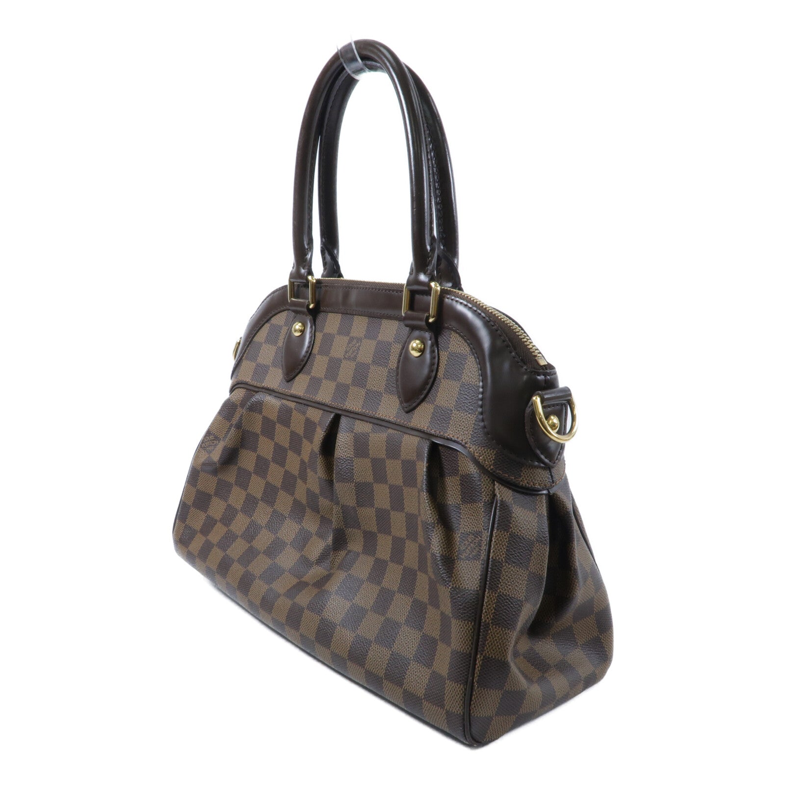 LOUIS VUITTON Damier Trevi手挽肩背兩用袋