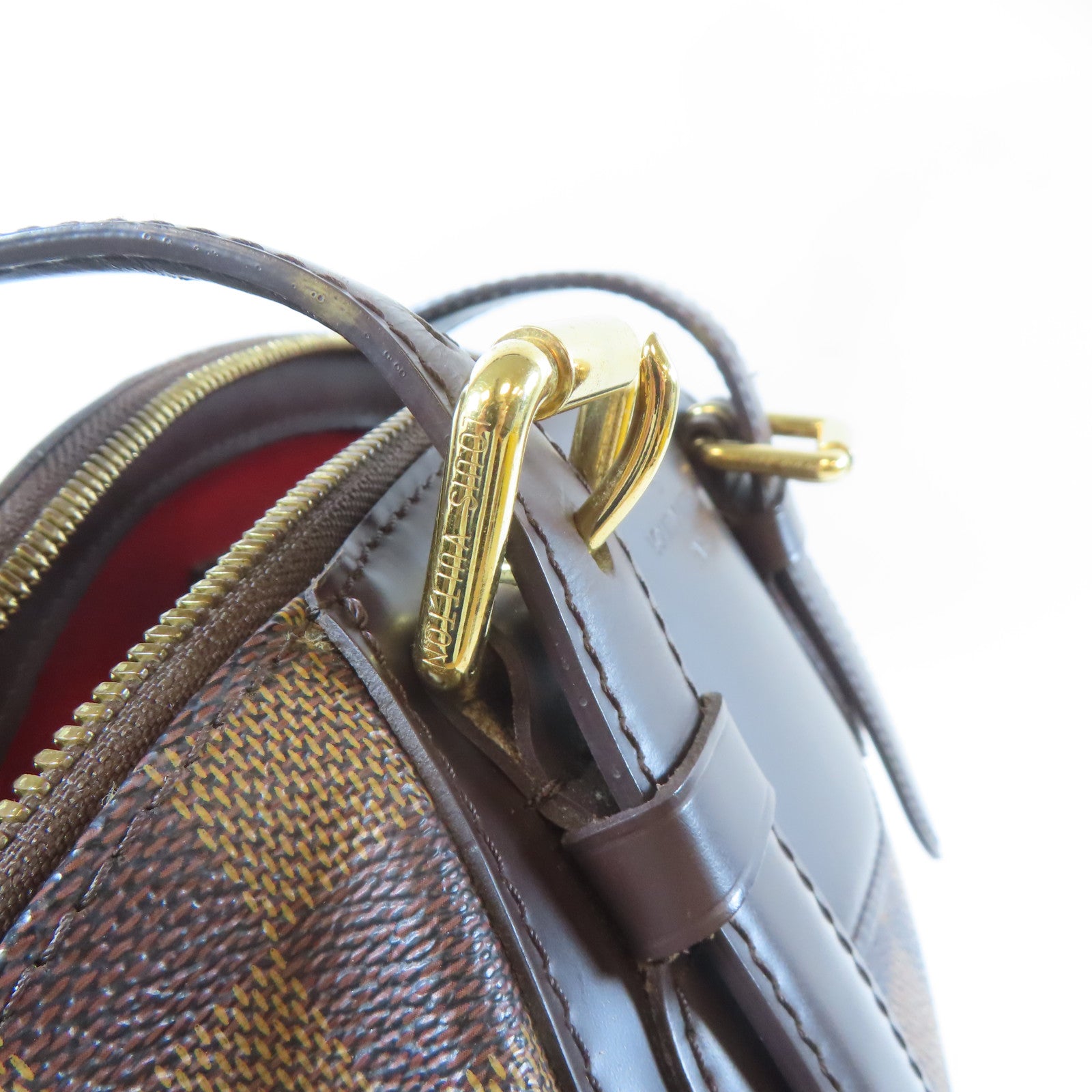 LOUIS VUITTON **【激減優惠】Damier Verona MM金扣肩背袋啡色