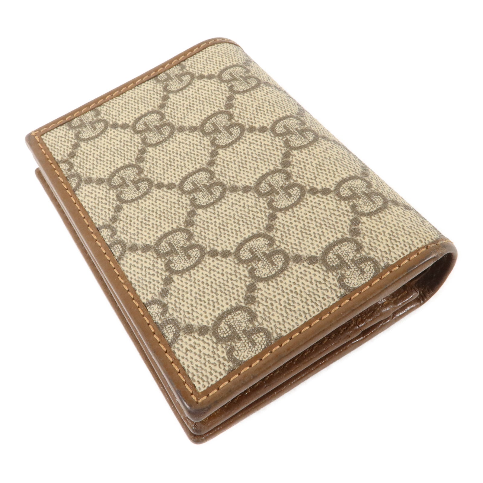 GUCCI 塗層帆布Horsebit 1955 Card Case Wallet錢包