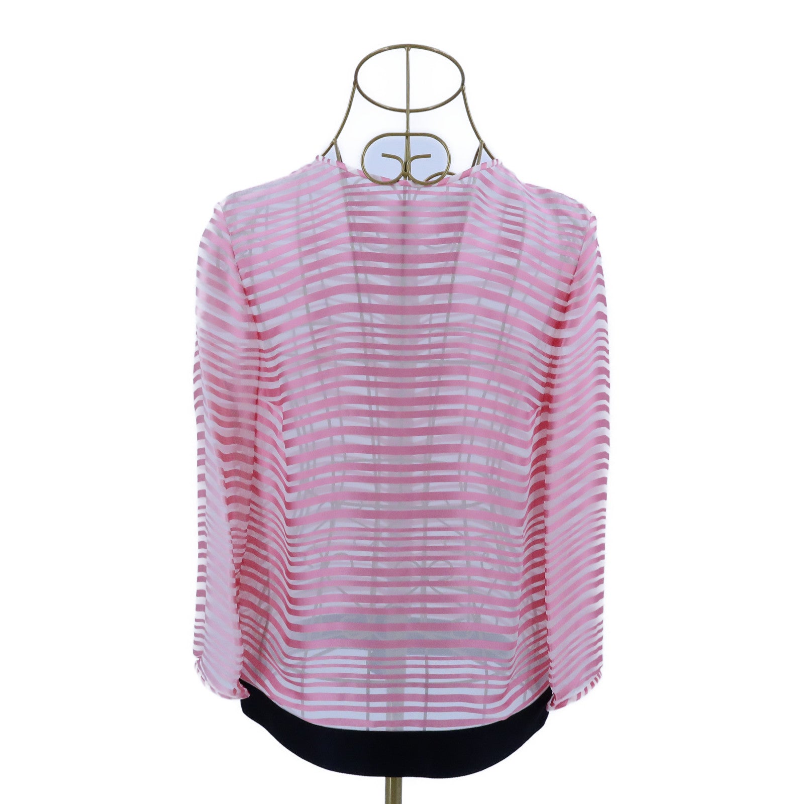 CHANEL Viscose/Silk Coco Button Blouse上衣