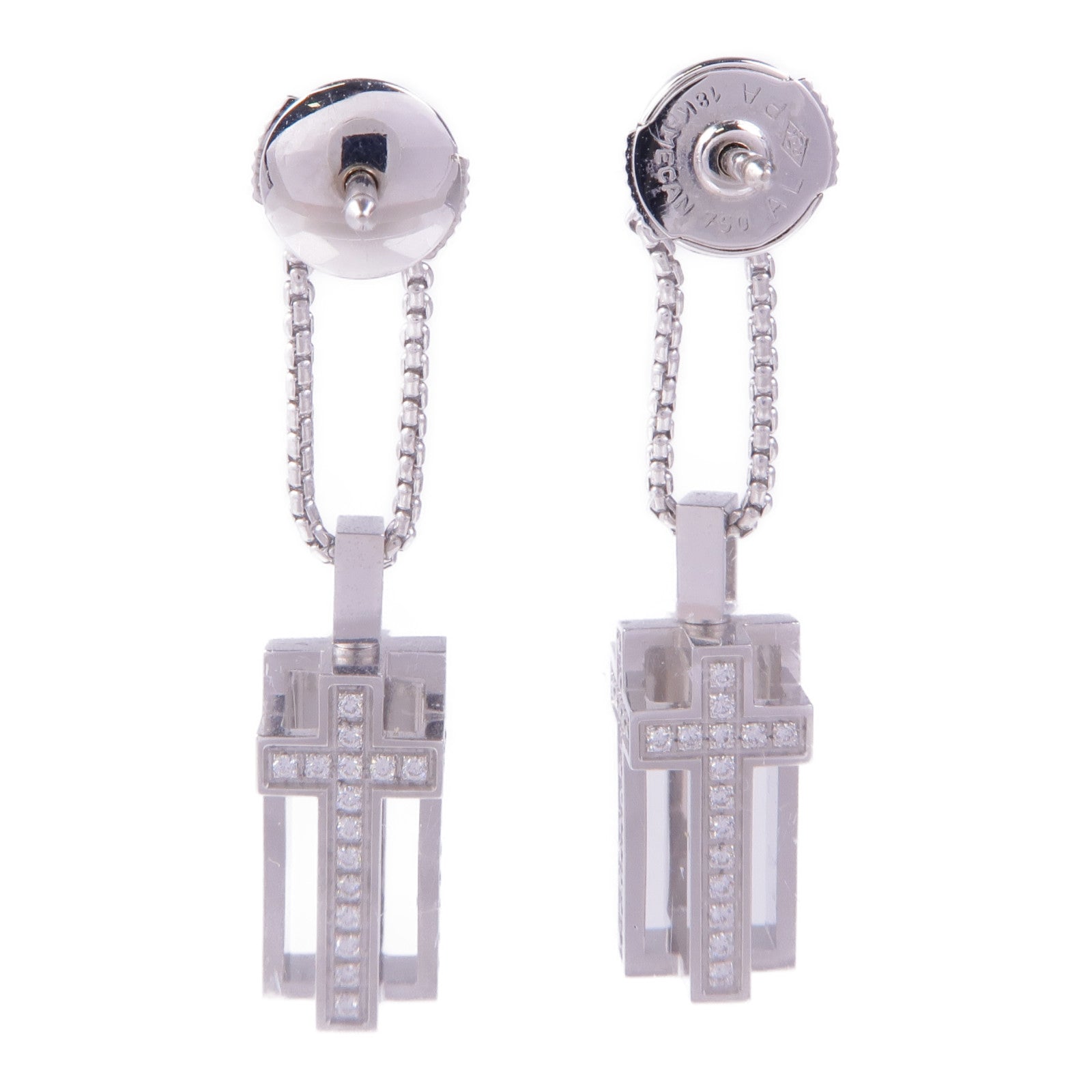 JEWELRY 【激減優惠】18K白金Follow Me Earrings鑽石耳環