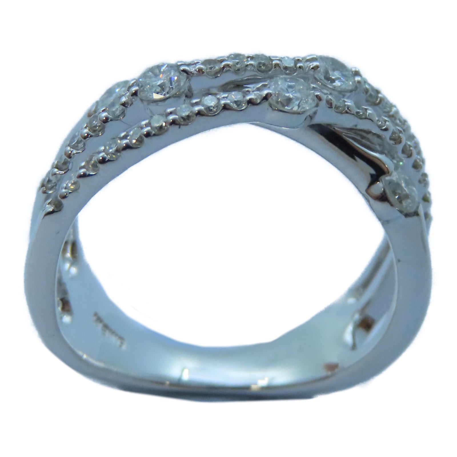 JEWELRY 【激減優惠】18K白金Diamond Ring 0.67ct鑽石戒指US#6.75