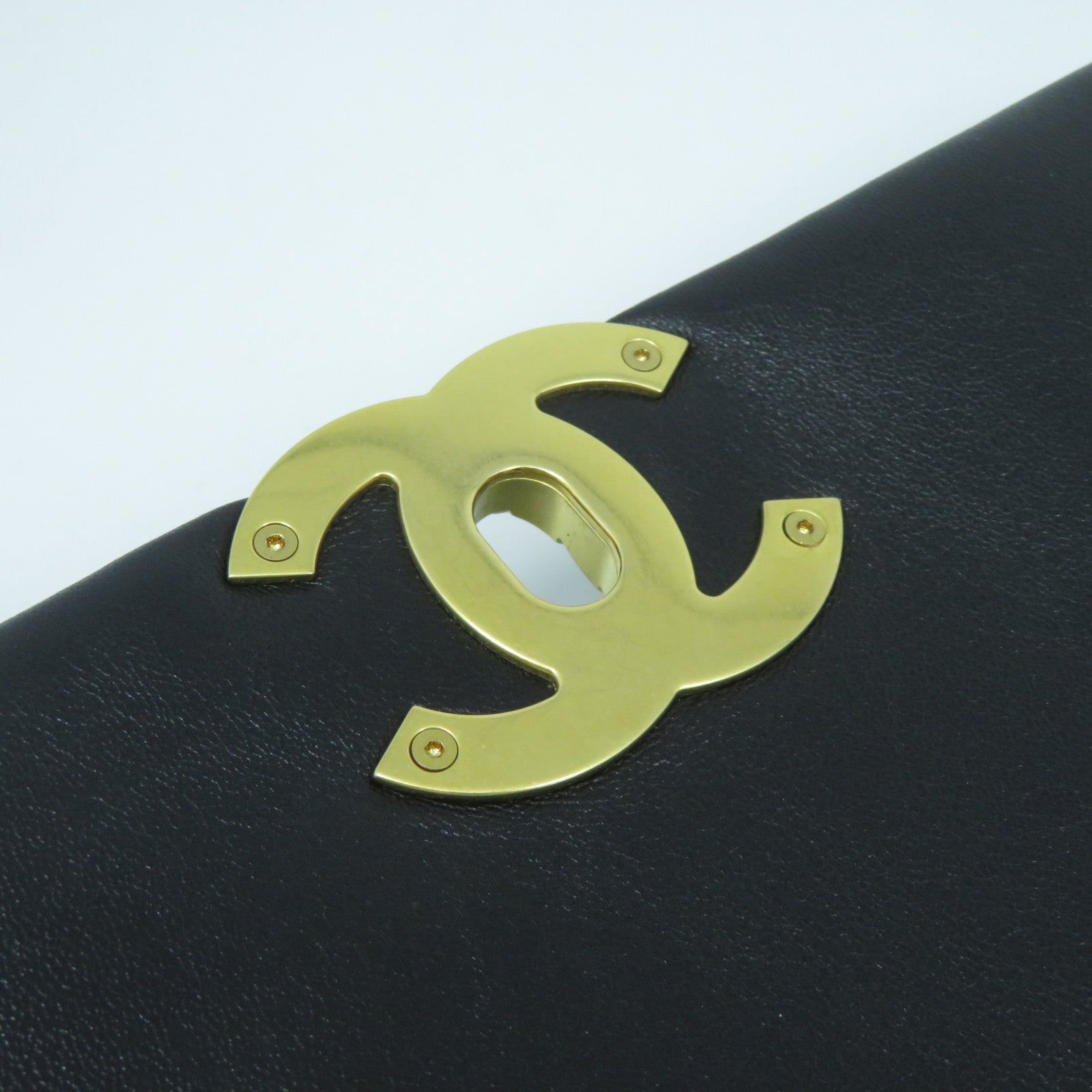 CHANEL 【激減優惠】菱格羊皮皮革Chanel 19金扣手挽肩背兩用袋黑色