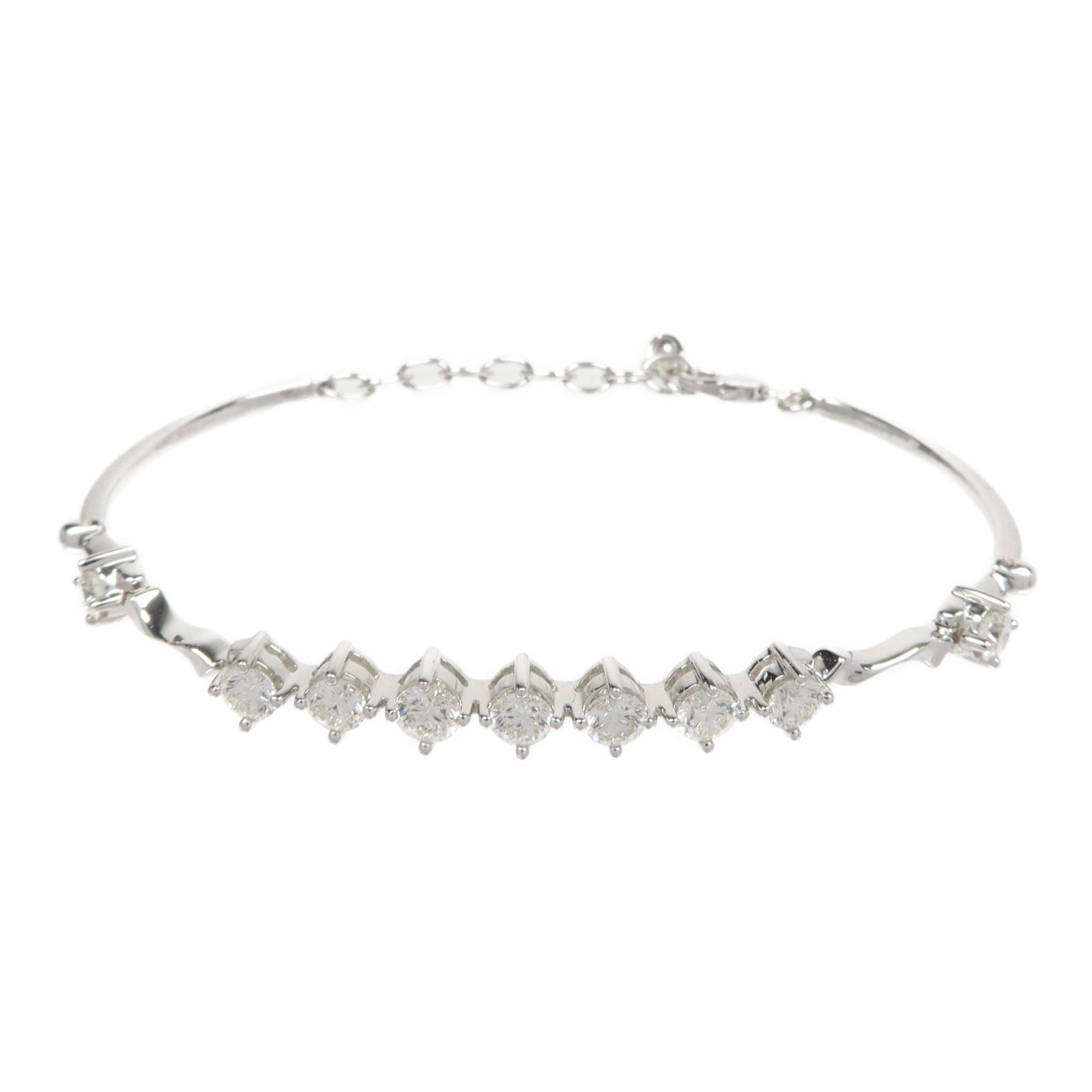 JEWELRY 18K白金Diamond Bracelet鑽石手鏈