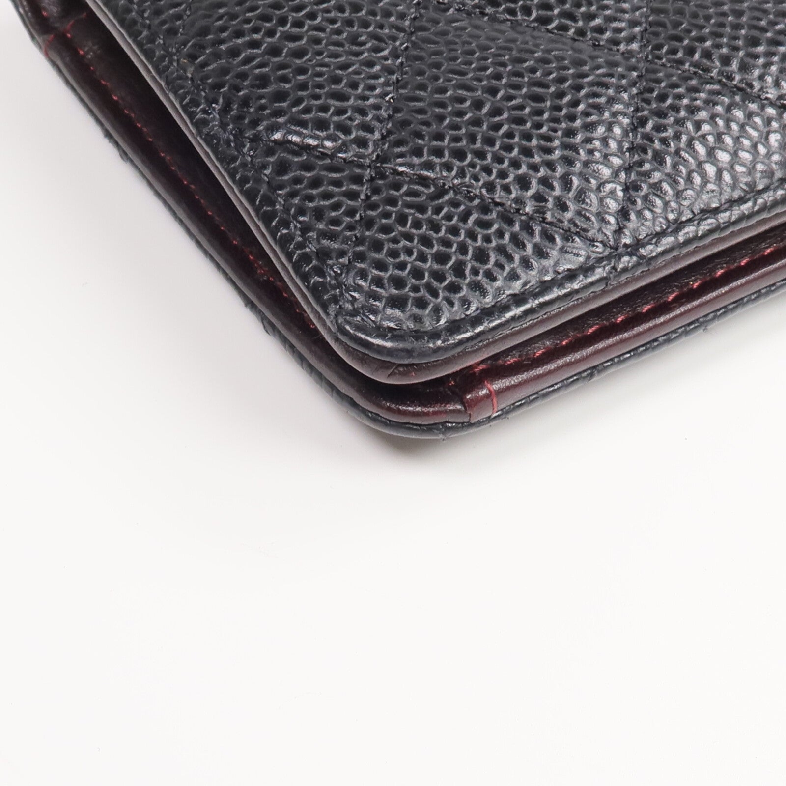 CHANEL 牛皮皮革Classic Flap Long Wallet金扣長錢包