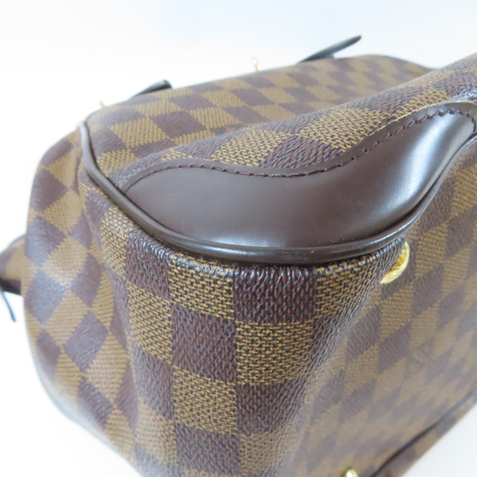 LOUIS VUITTON **【激減優惠】Damier Verona MM金扣肩背袋啡色