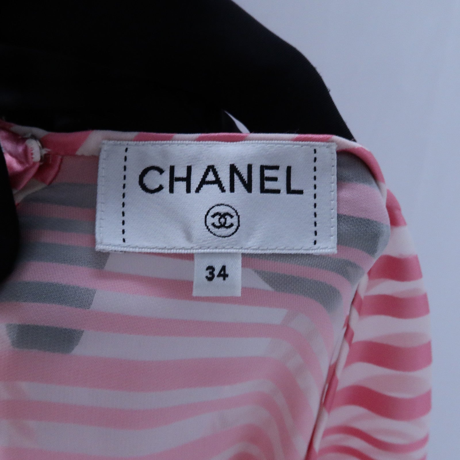 CHANEL Viscose/Silk Coco Button Blouse上衣
